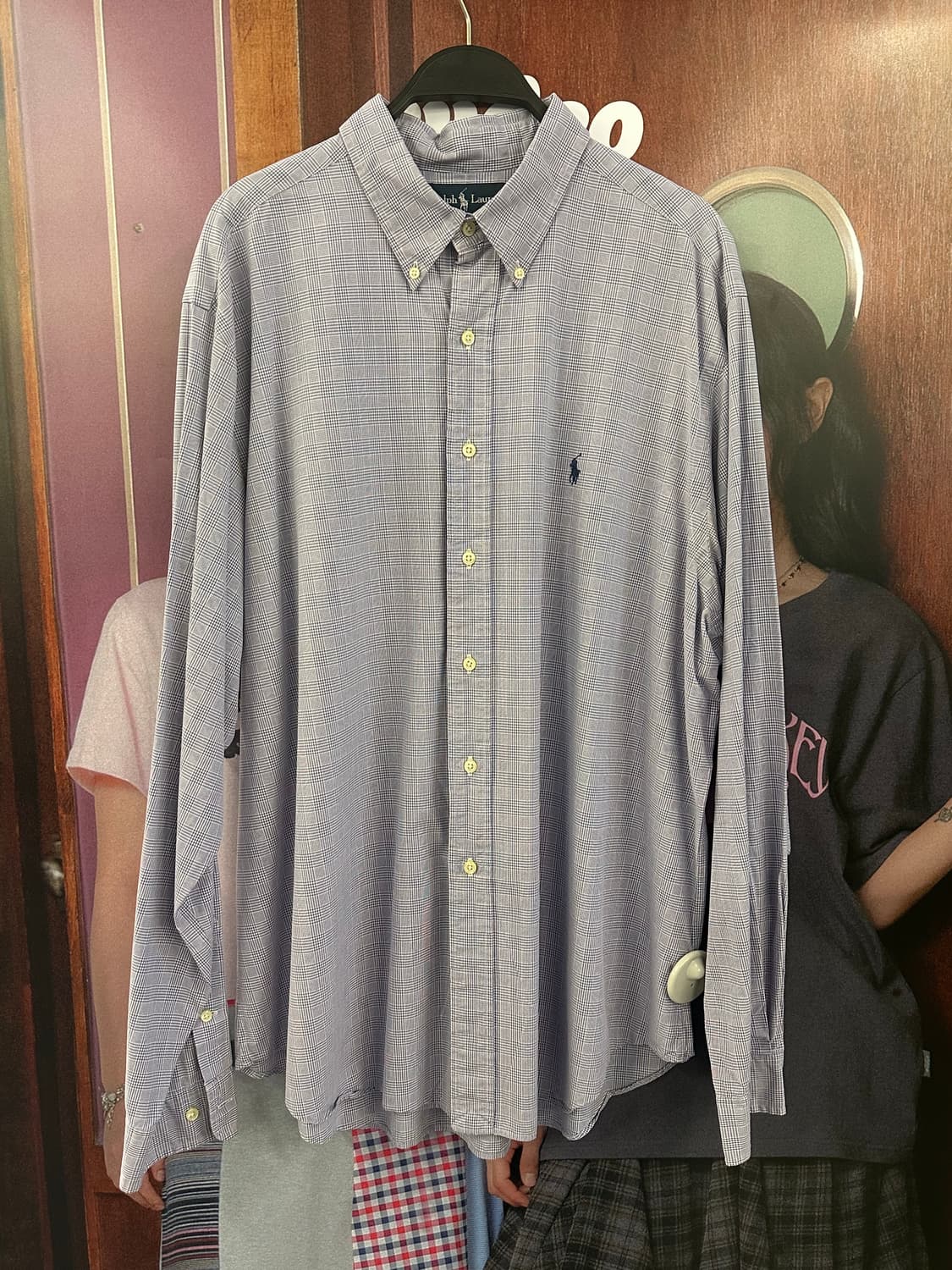 POLO 폴로 체크 긴팔셔츠👔 상품이미지1