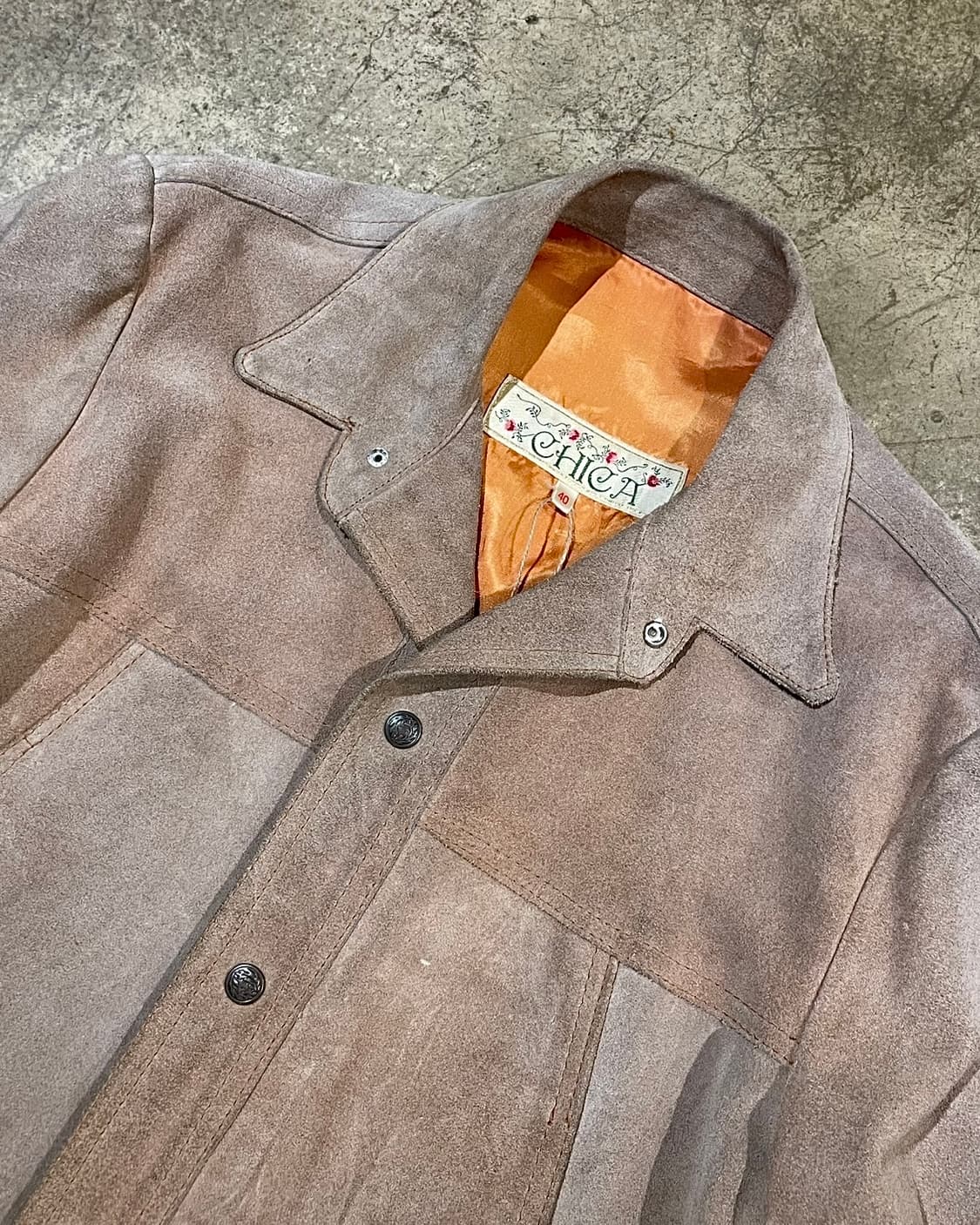 Chica 소가죽 스웨이드 웨스턴 재킷 (B5168) 상품이미지2