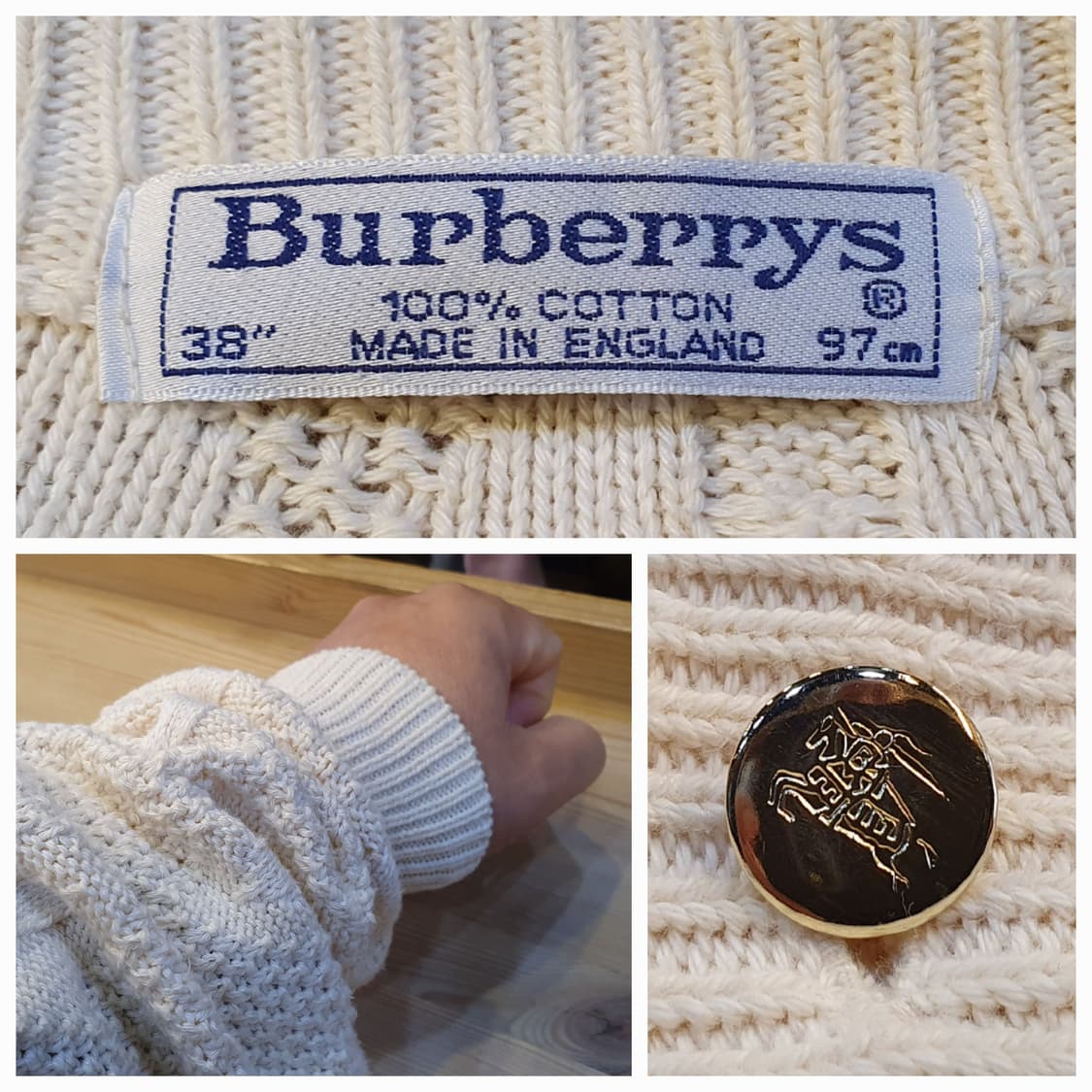 88.버버리 니트 가디건 상품이미지7