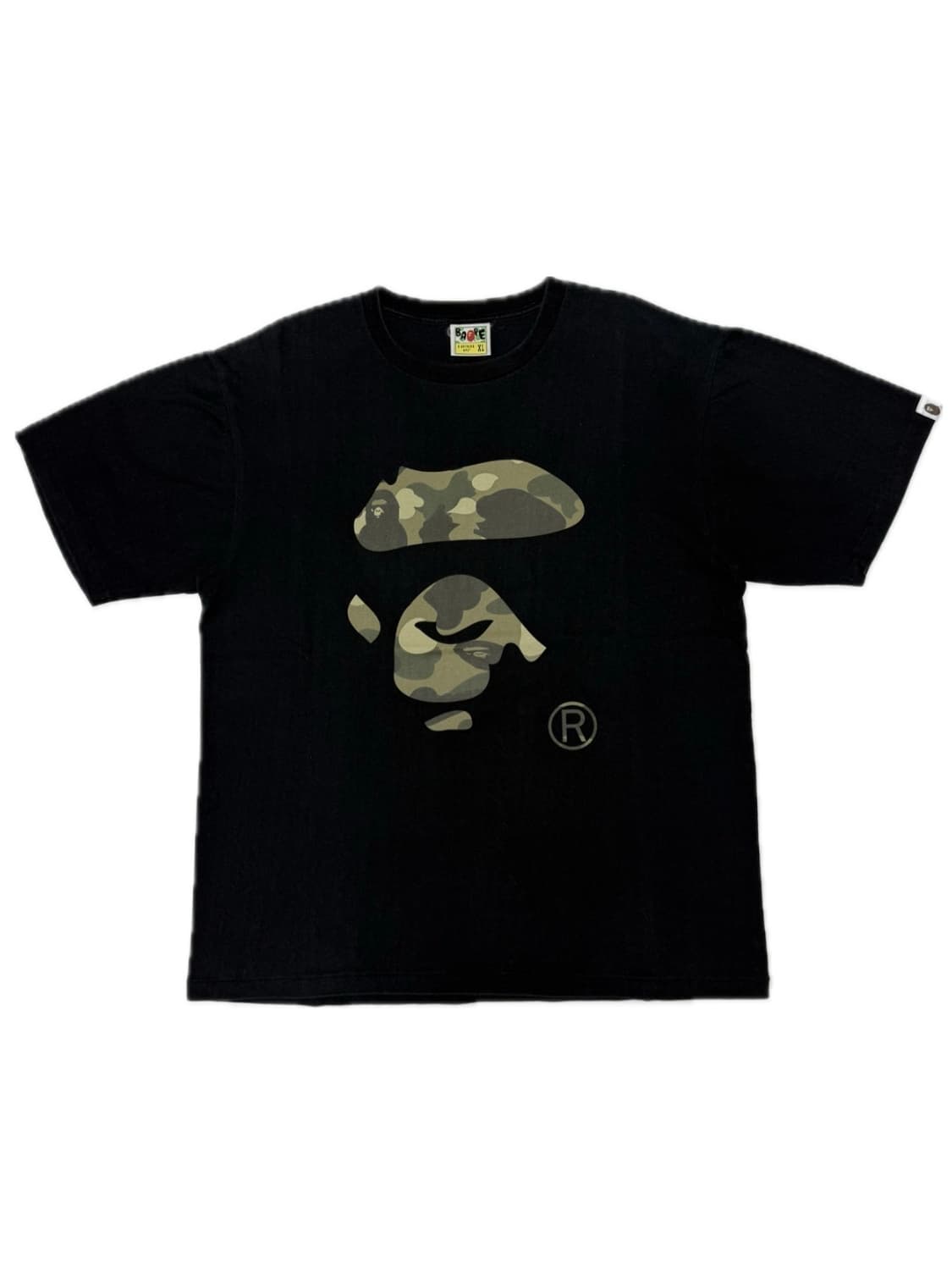 00s 베이프 퍼스트 카모 빅로고 티셔츠 XL 상품이미지1