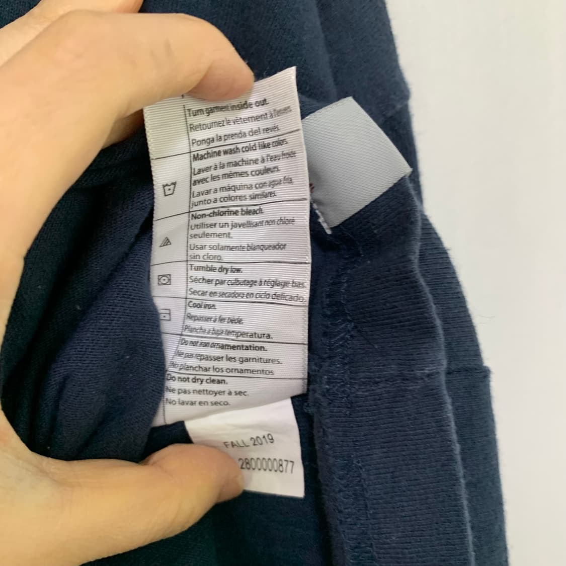 칼하트 루즈핏 레터링 롱슬리브 네이비 2XL 오버사이즈 빈티지 긴팔티셔츠 상품이미지6