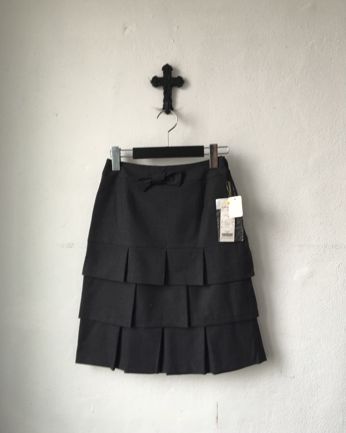 Ribbon point frill layer skirt 상품이미지1