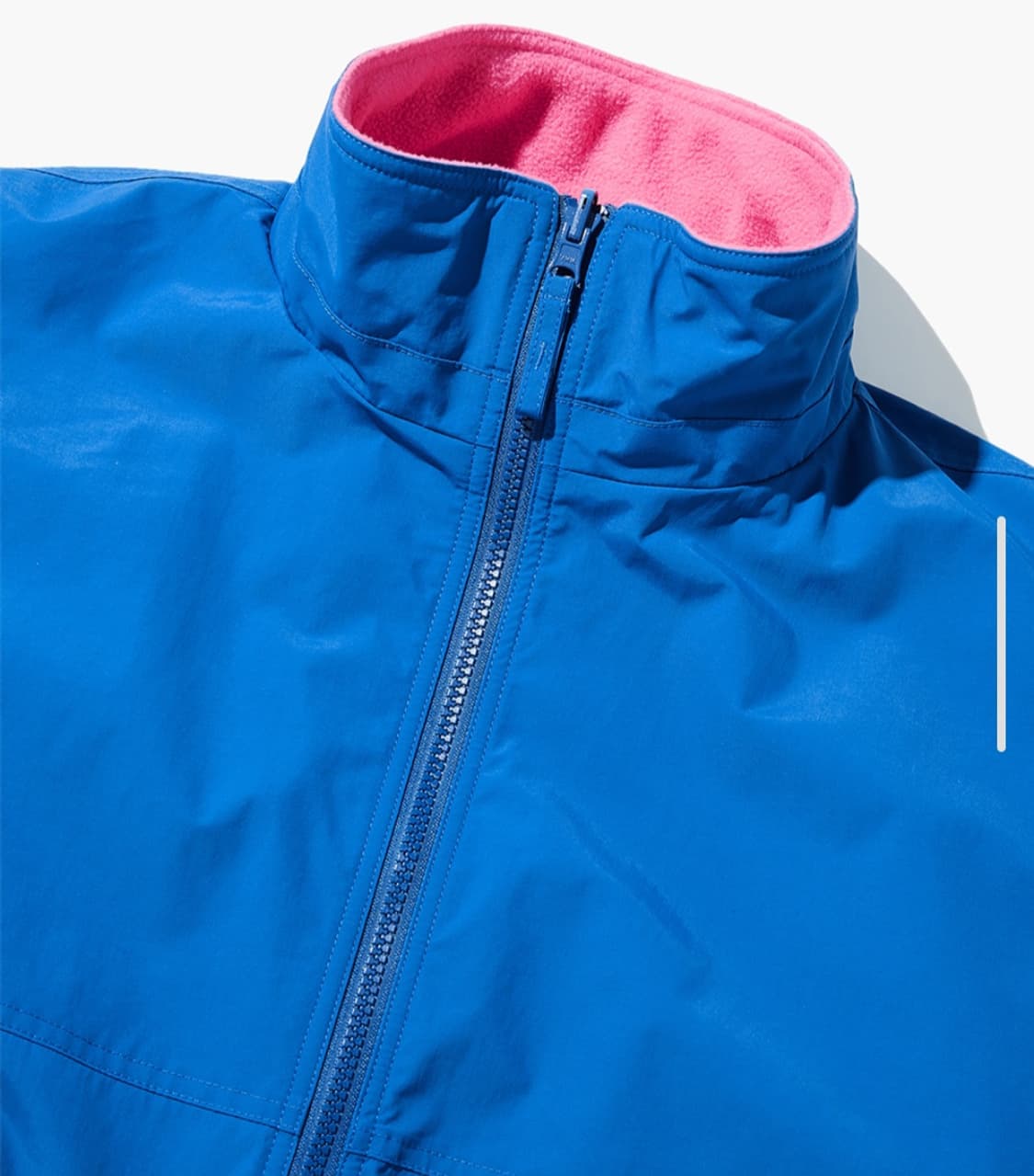 아웃스탠딩 리버시블 후리스 점퍼 블루핑크 상품이미지7