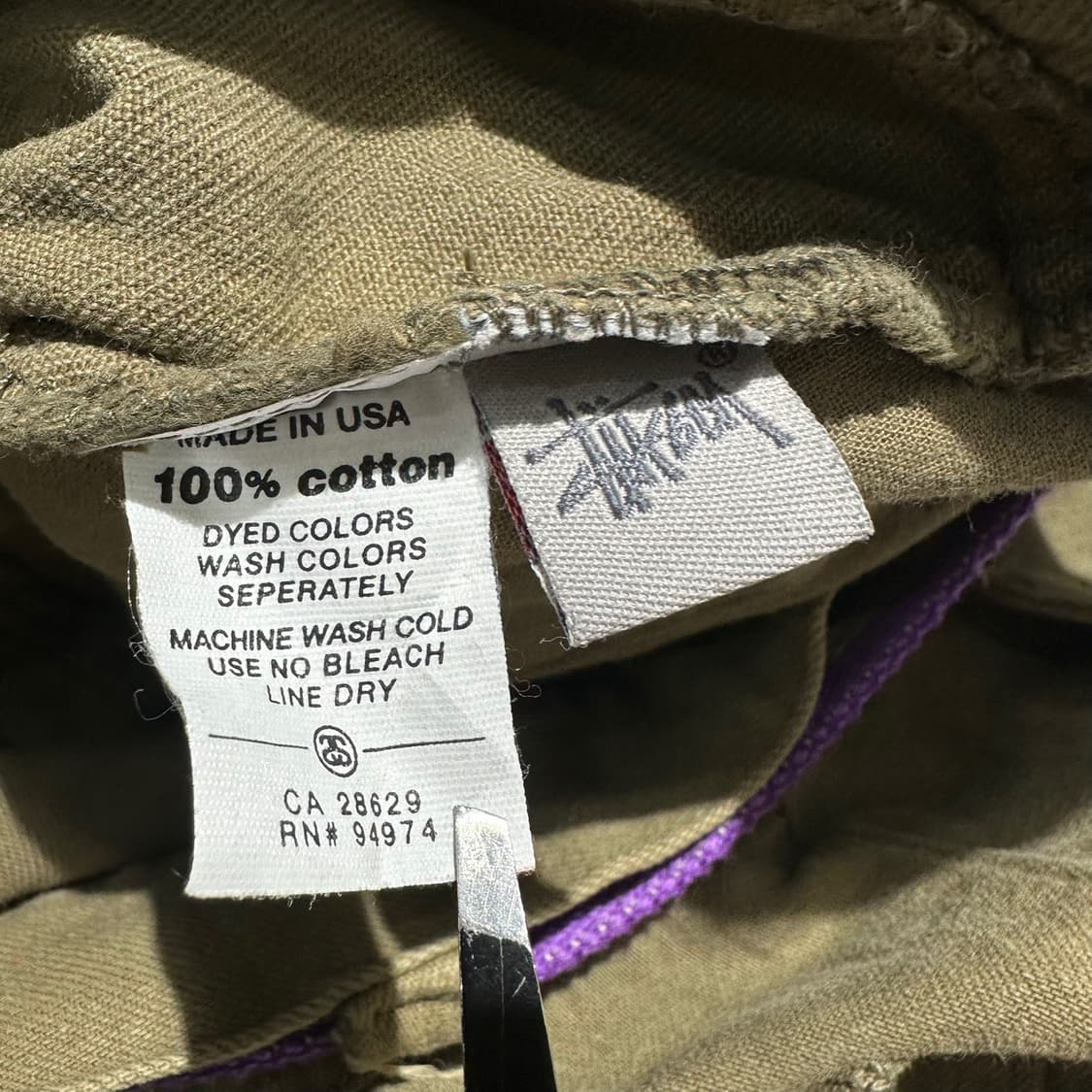 스투시 00‘s USA 워크 기어 카고 하프 팬츠 반바지 상품이미지8