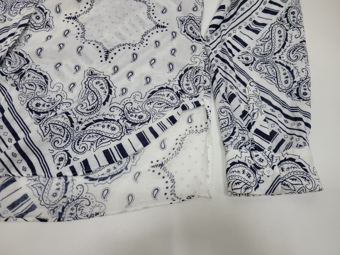 SISLEY 시슬리 면 레이온 블라우스 셔츠 / 여 91 (44) 화이트 상품이미지5