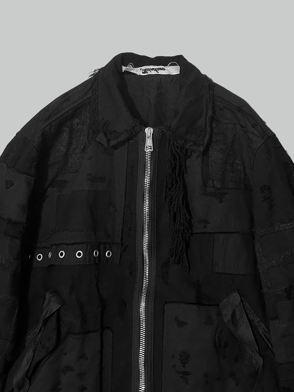 미도리카와 24aw 보로 자켓 상품이미지4