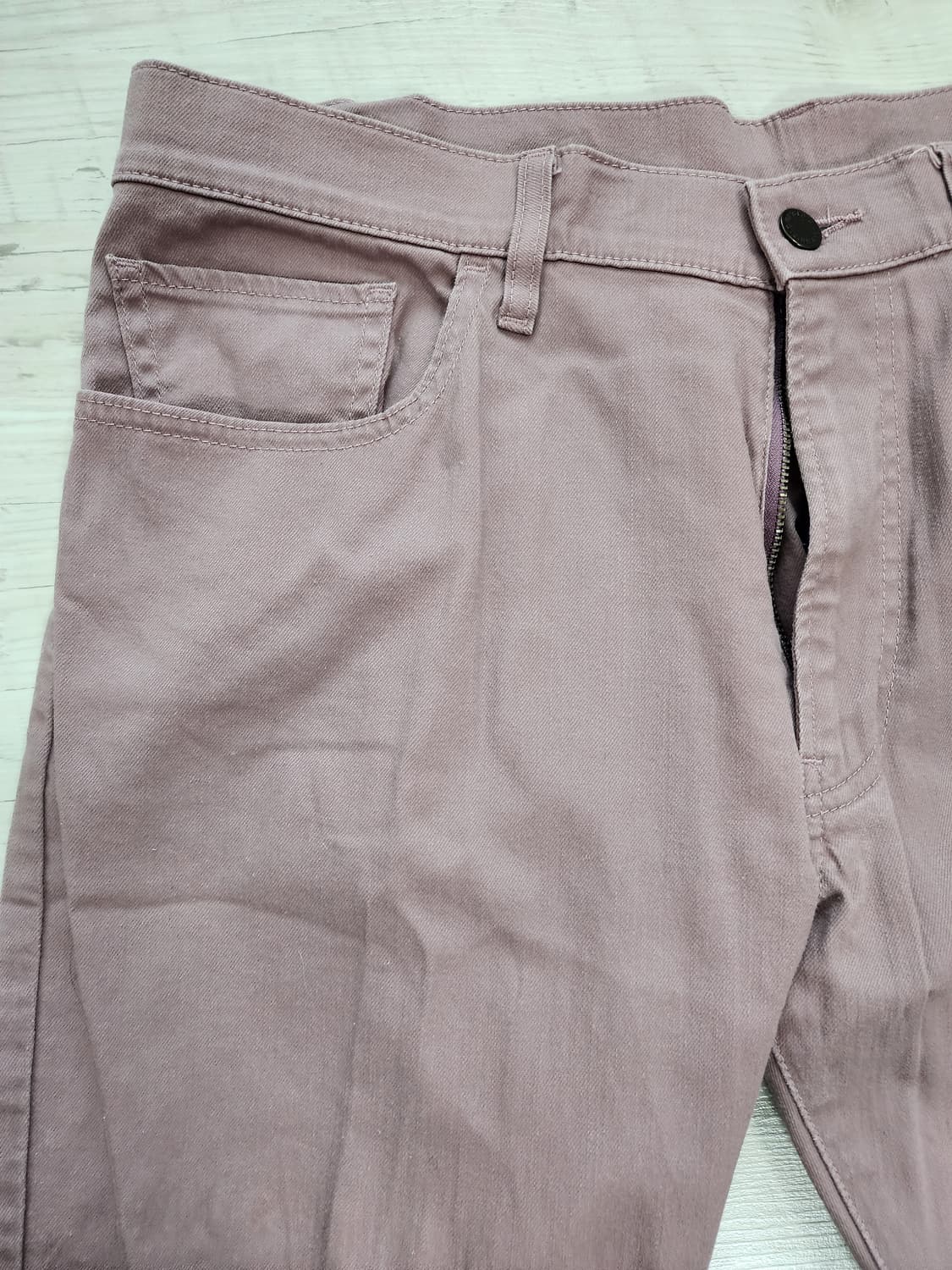 UNIQLO 유니클로 핑크 베이지 치노 팬츠 (34~35)사이즈 면 바지 상품이미지4