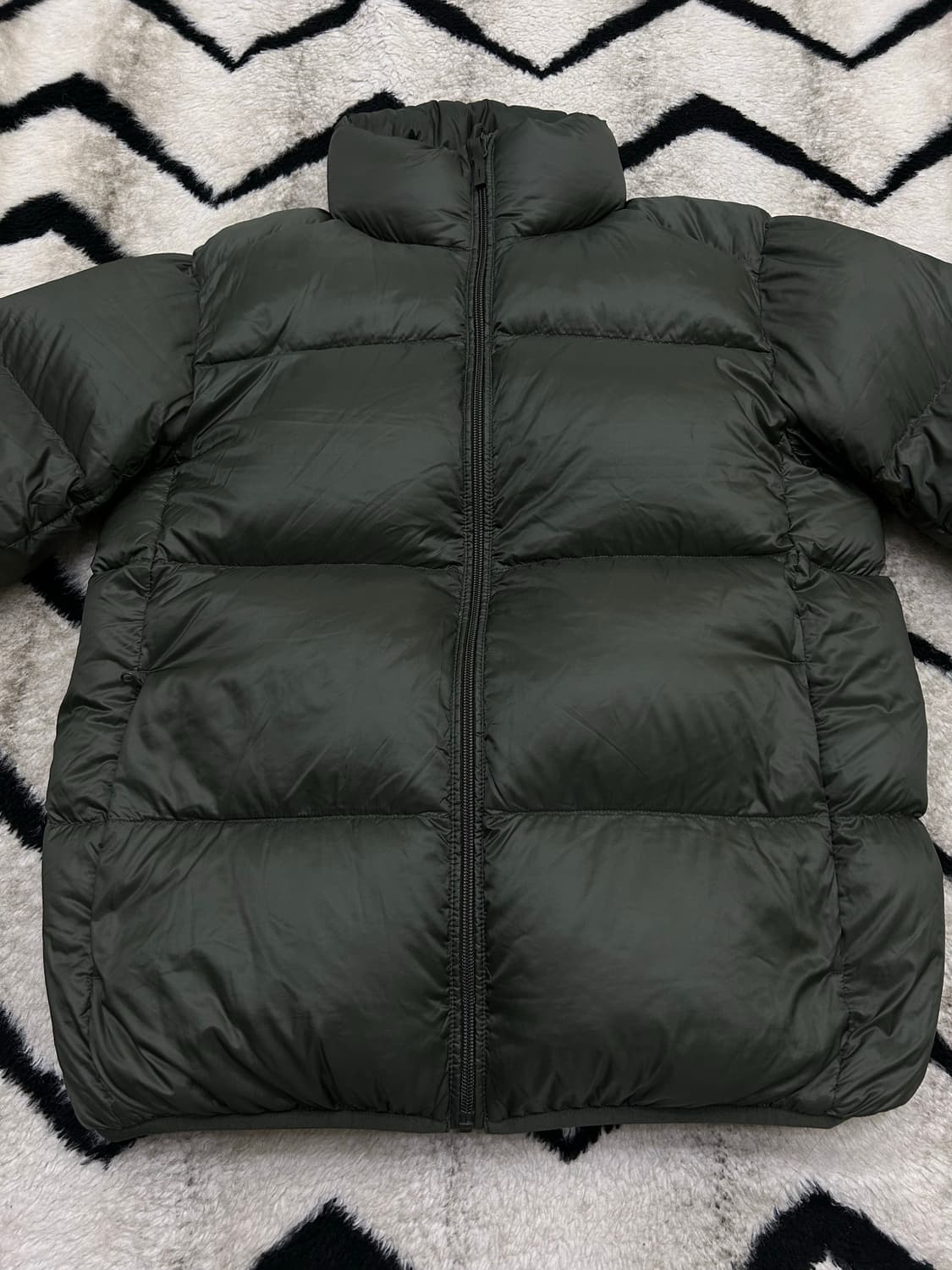 [M]유니클로 울트라 라이트 패딩/카키 상품이미지2