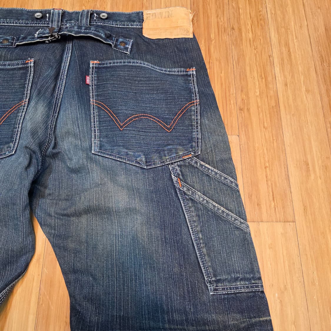 JPN 에드윈 신치백 카펜터 데님 팬츠 (실36in) 상품이미지3