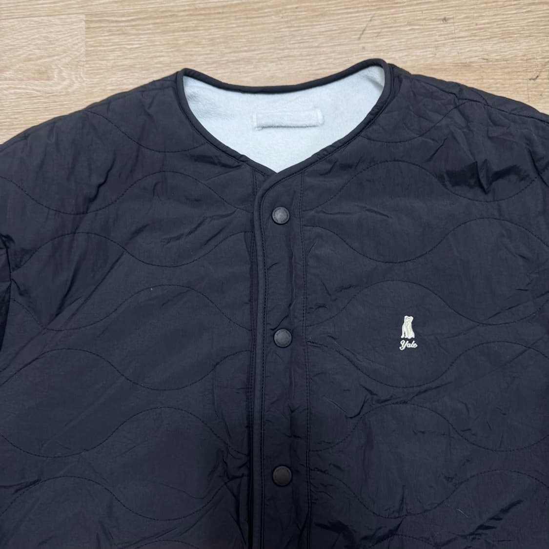 예일 리버시블 퀼팅 후리스 자켓 상품이미지2