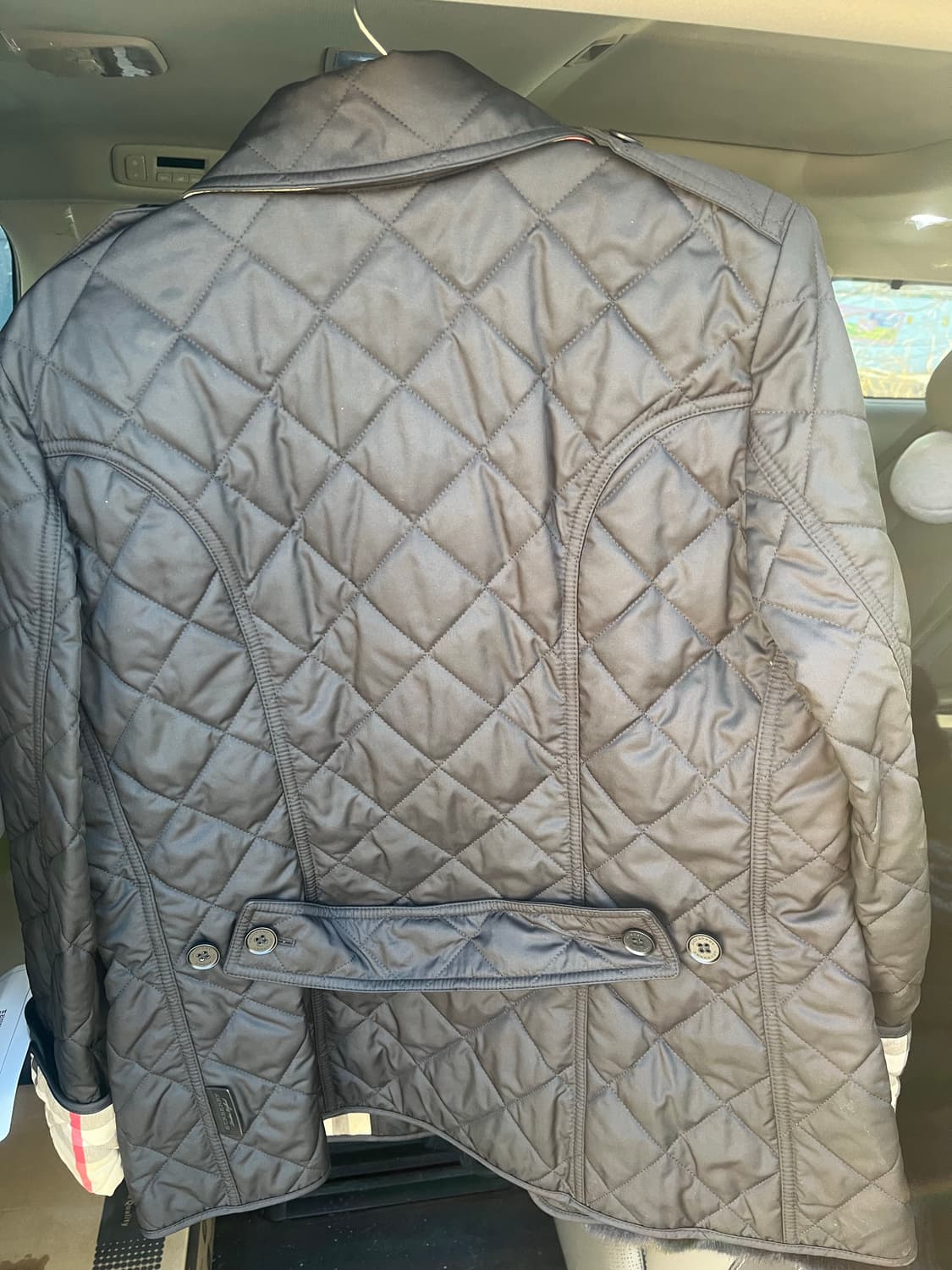 버버리 여성 퀼팅 자켓 M 상품이미지3