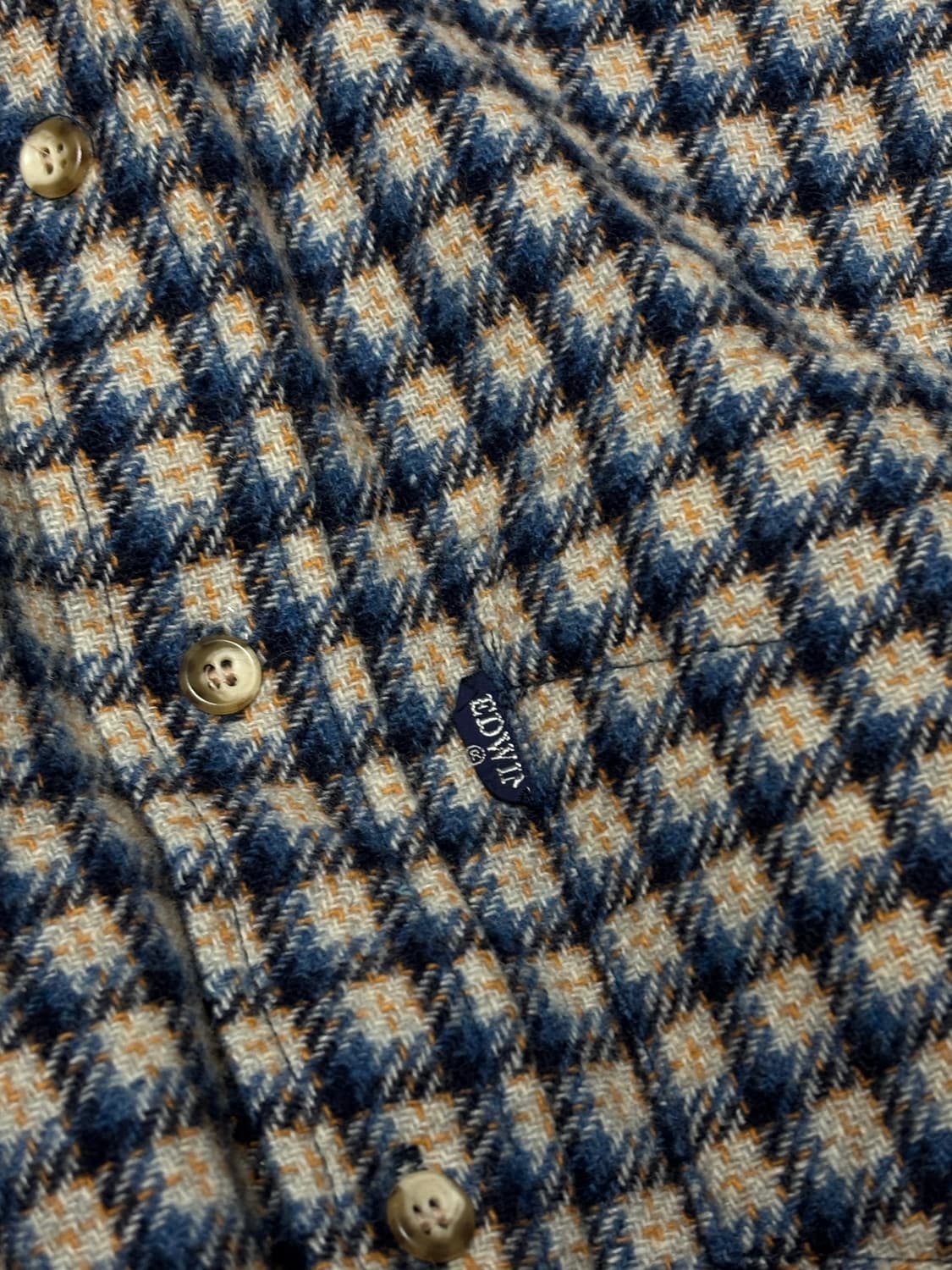 90s Edwin check shirt 상품이미지5