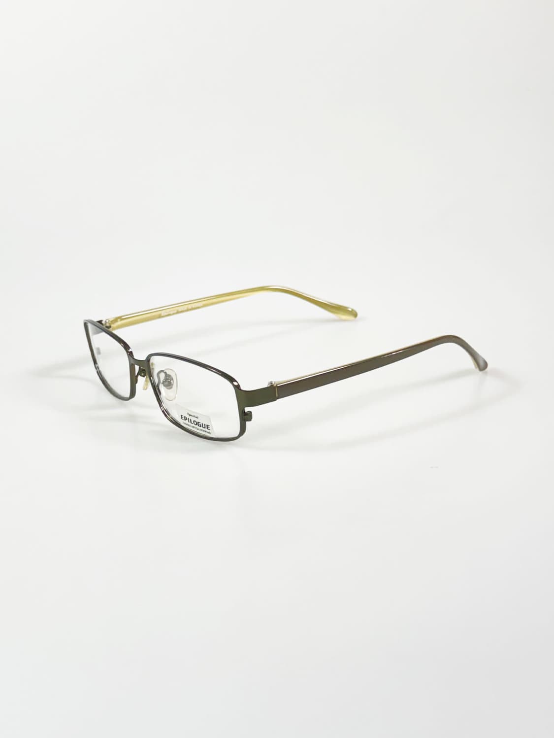 EPILOGUE 슬림 스퀘어 메탈 프레임 빈티지 안경 상품이미지3