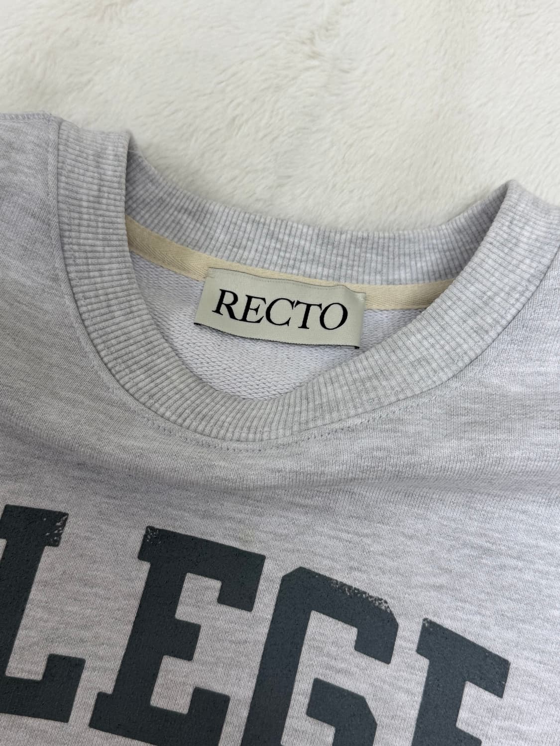 렉토 LLEGE 스웻셔츠 맨투맨 상품이미지4