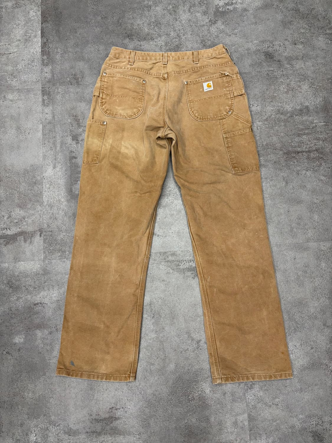 00s 칼하트 브라운 더블니 워크 팬츠 brn 상품이미지5