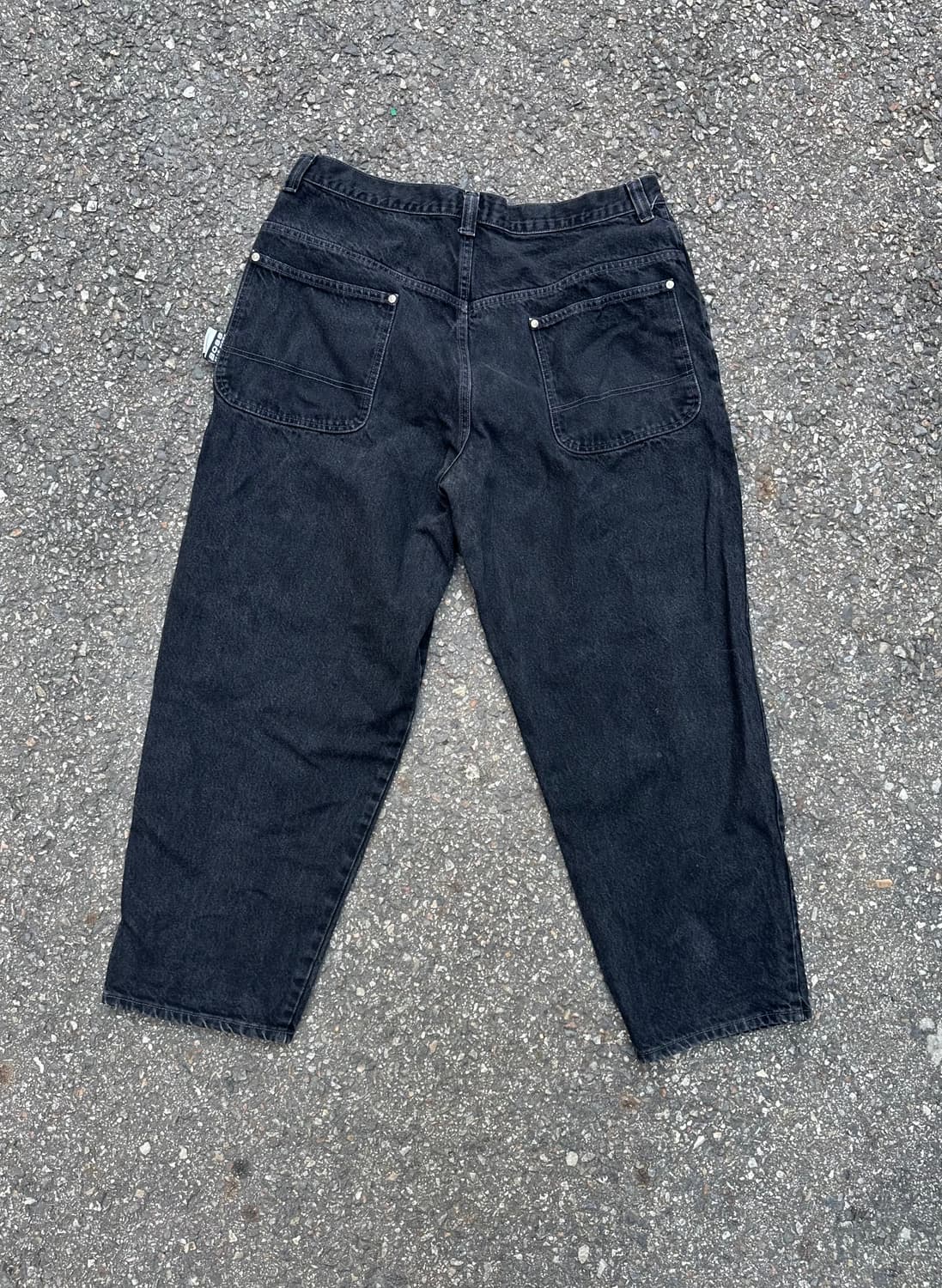 빈티지 90s Boss by I.G. Design 블랙 데님 팬츠 상품이미지4