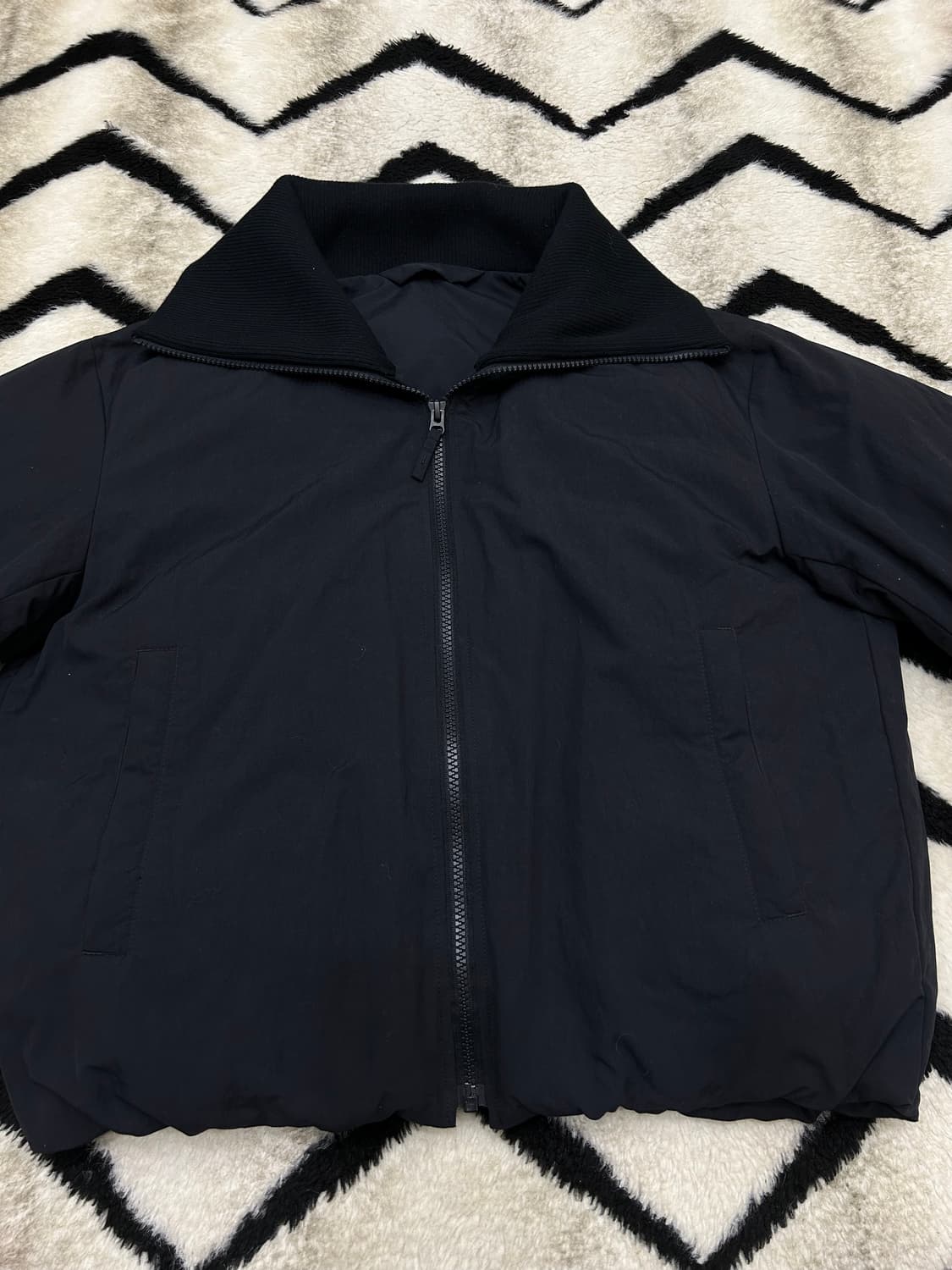 [S]유니클로U 르메르 퍼프테크 숏 패딩/블랙 상품이미지1