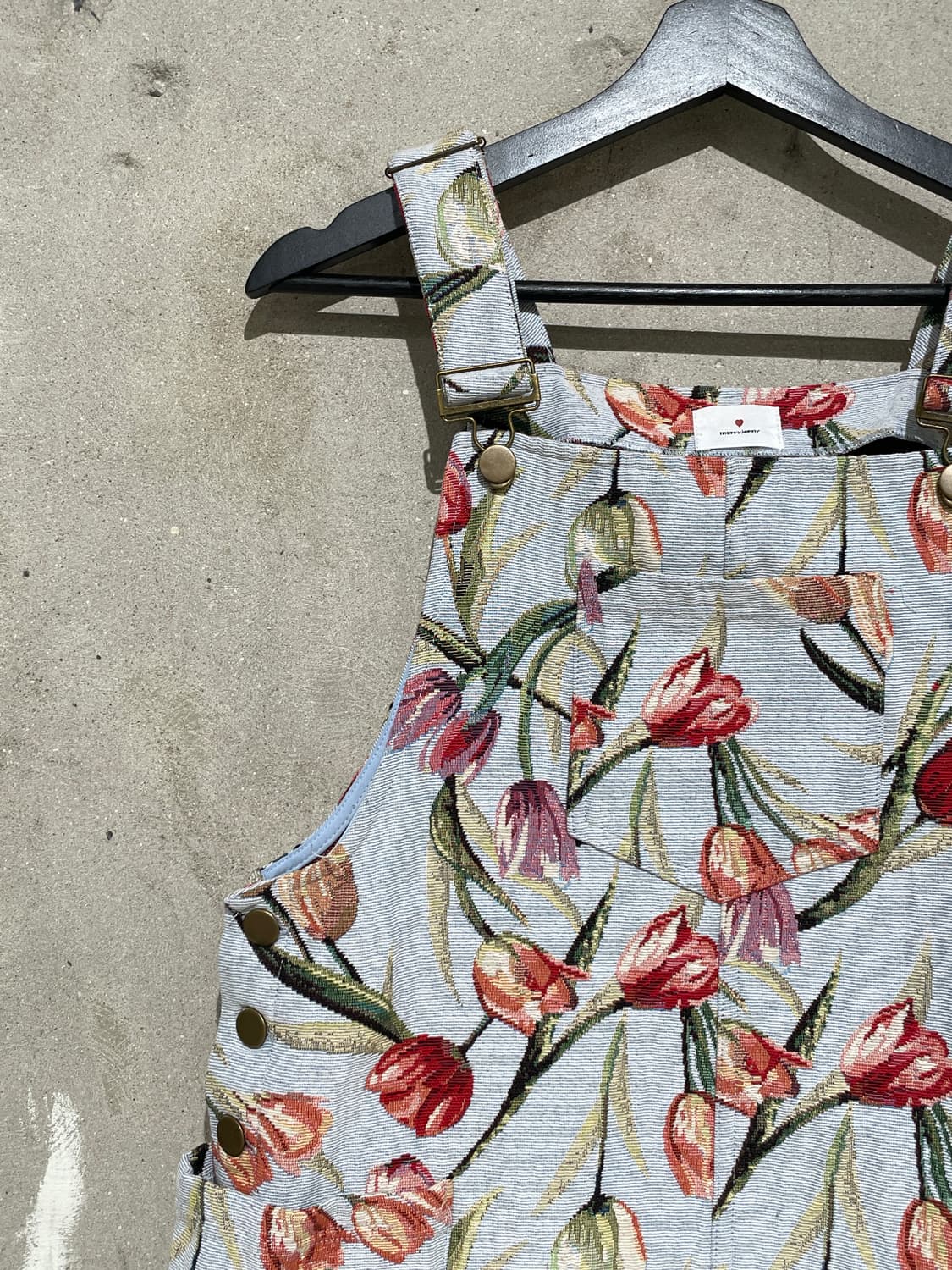 메리 제니 튤립 자카드 덩가리 드레스 상품이미지2