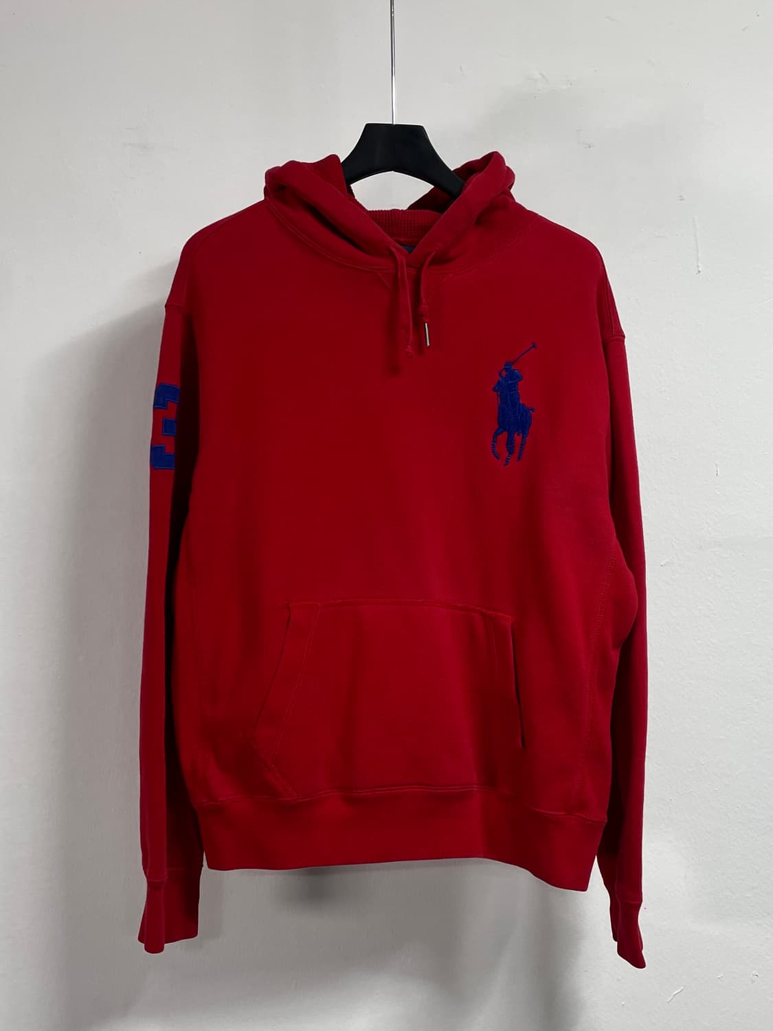 폴로 랄프로렌 빅포니 스칼렛 레드 후드티 (on.420) 상품이미지1
