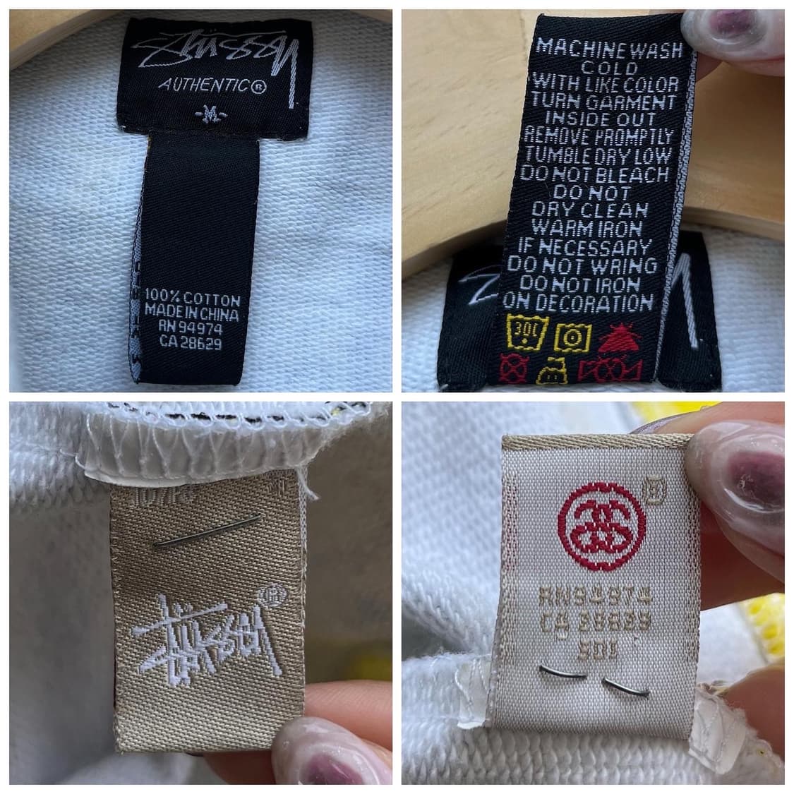 스투시 2008 카툰 모노그램 후드 집업 상품이미지8