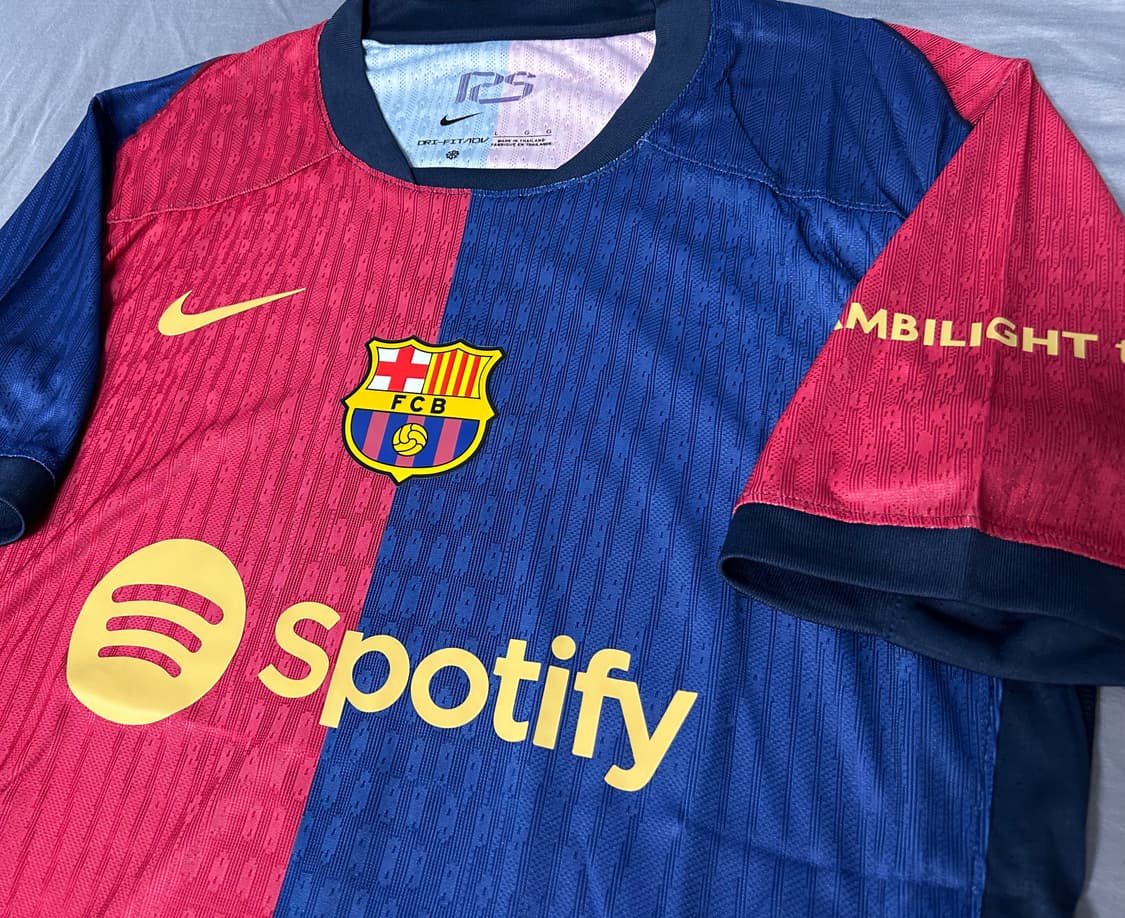 24/25 바르셀로나 홈 어센틱 유니폼 상품이미지2