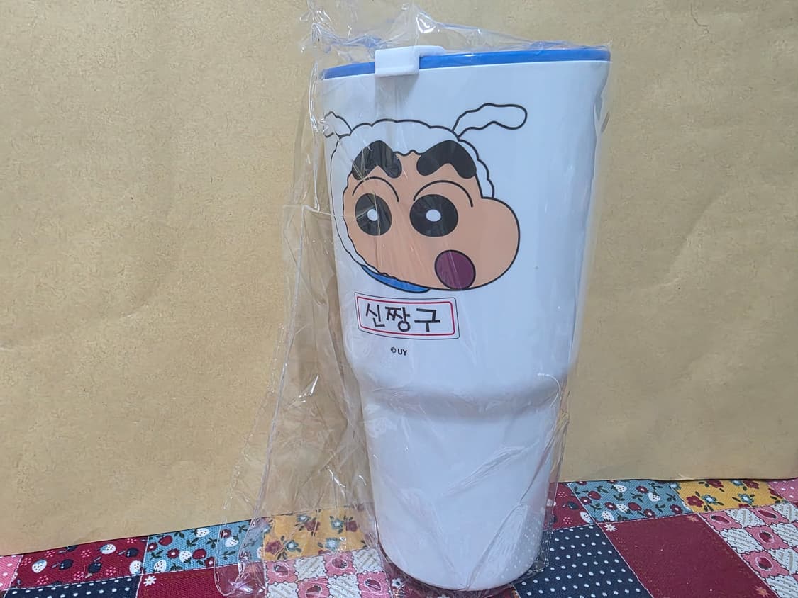 짱구 흰둥이 물병 텀블러 상품이미지1