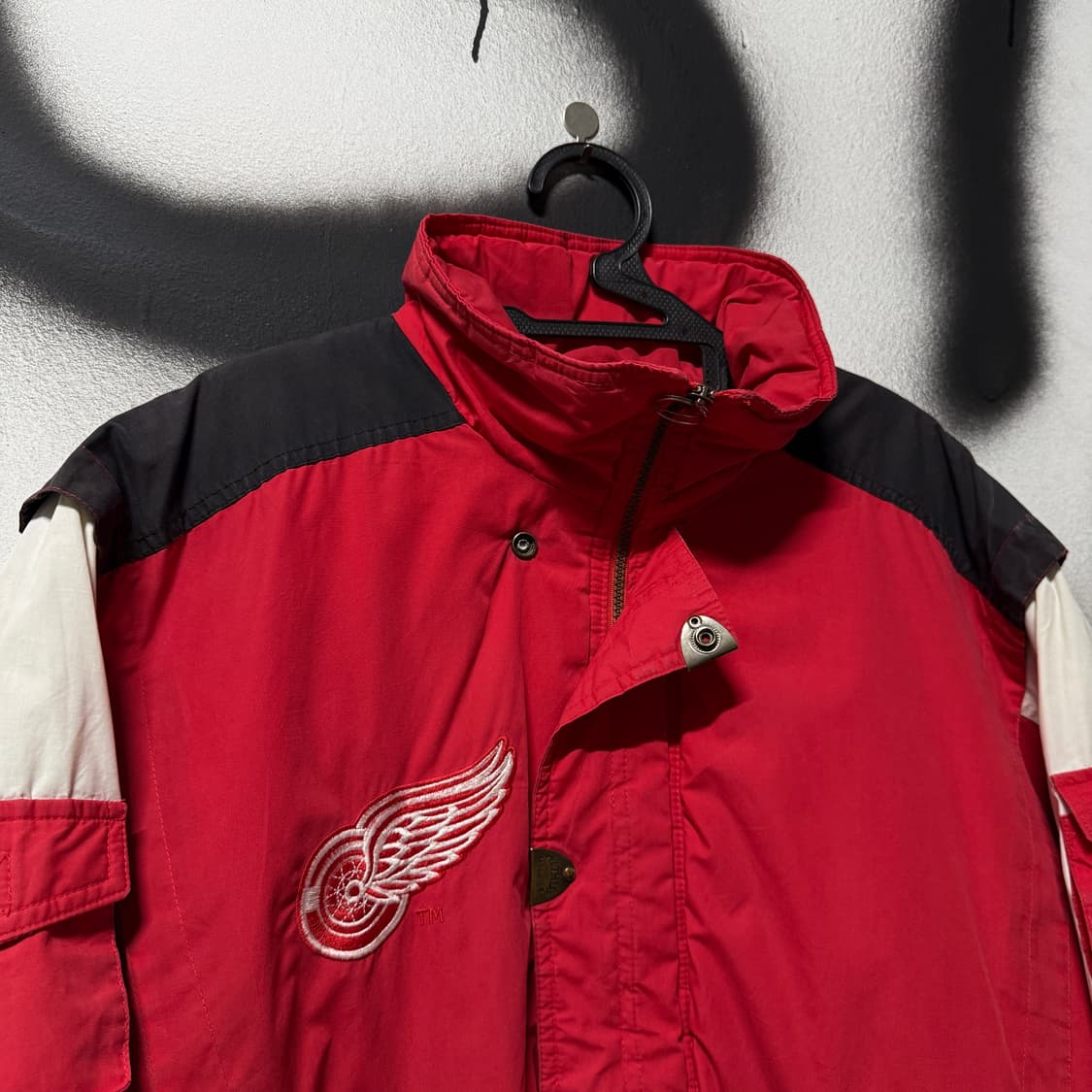 넛맥 Nutmeg x NHL 빅사이즈 올드스쿨 레드윙스 유틸리티 자켓 상품이미지3