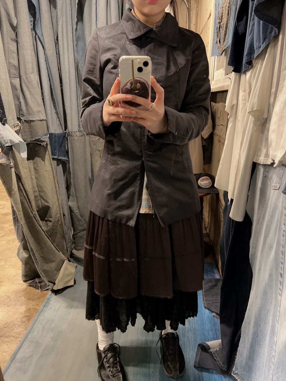 44 ) BENETTON Gloss Panel Jacket 상품이미지2