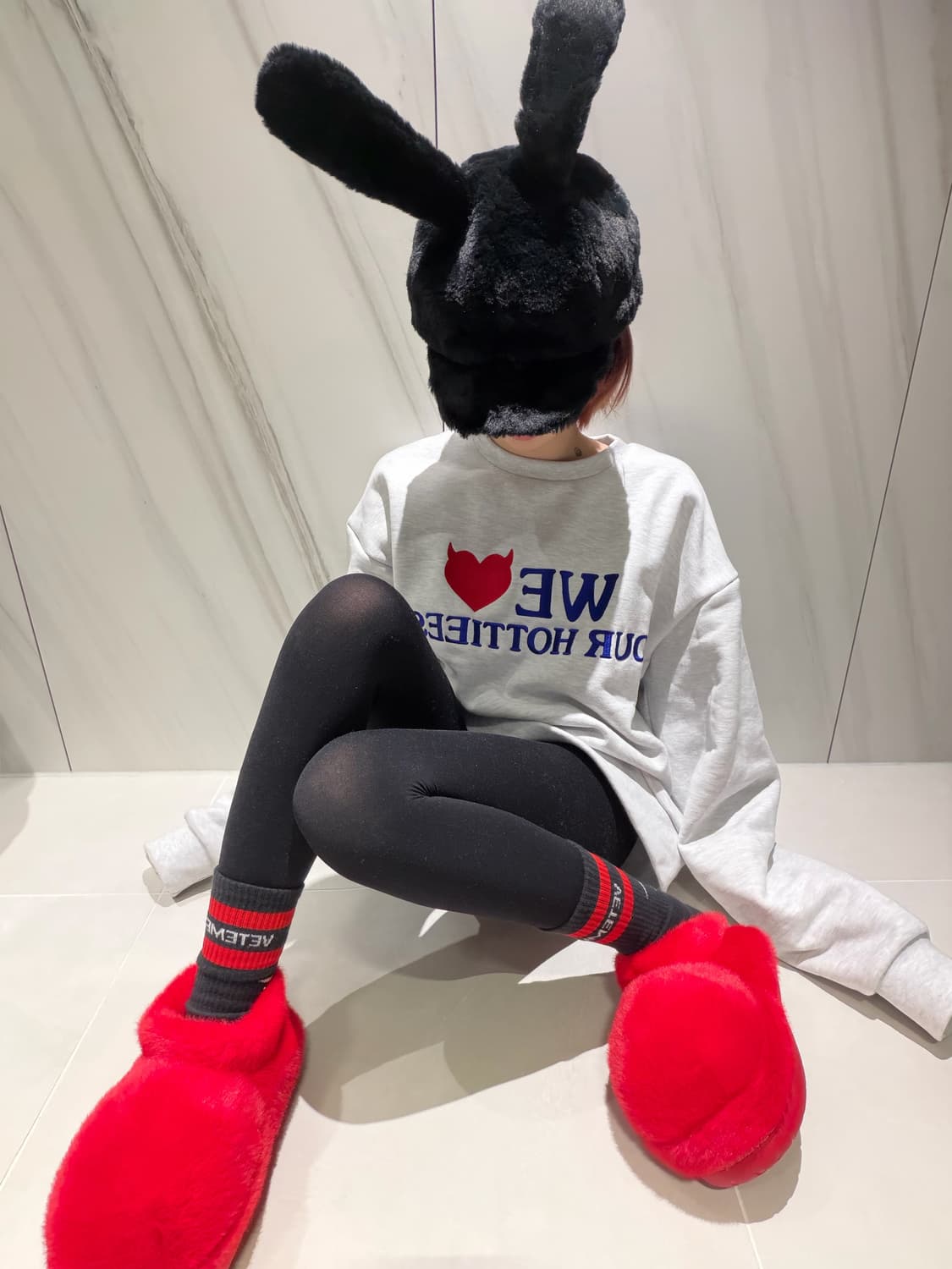 디즈니 퍼모자 상품이미지3