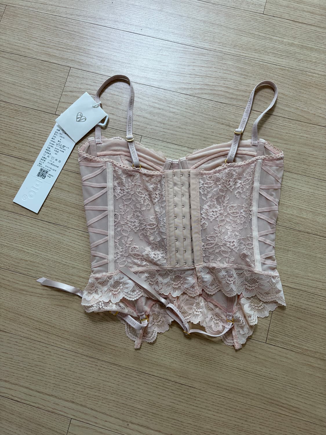 원진스튜디오 레이스 코르셋 탑 상품이미지3