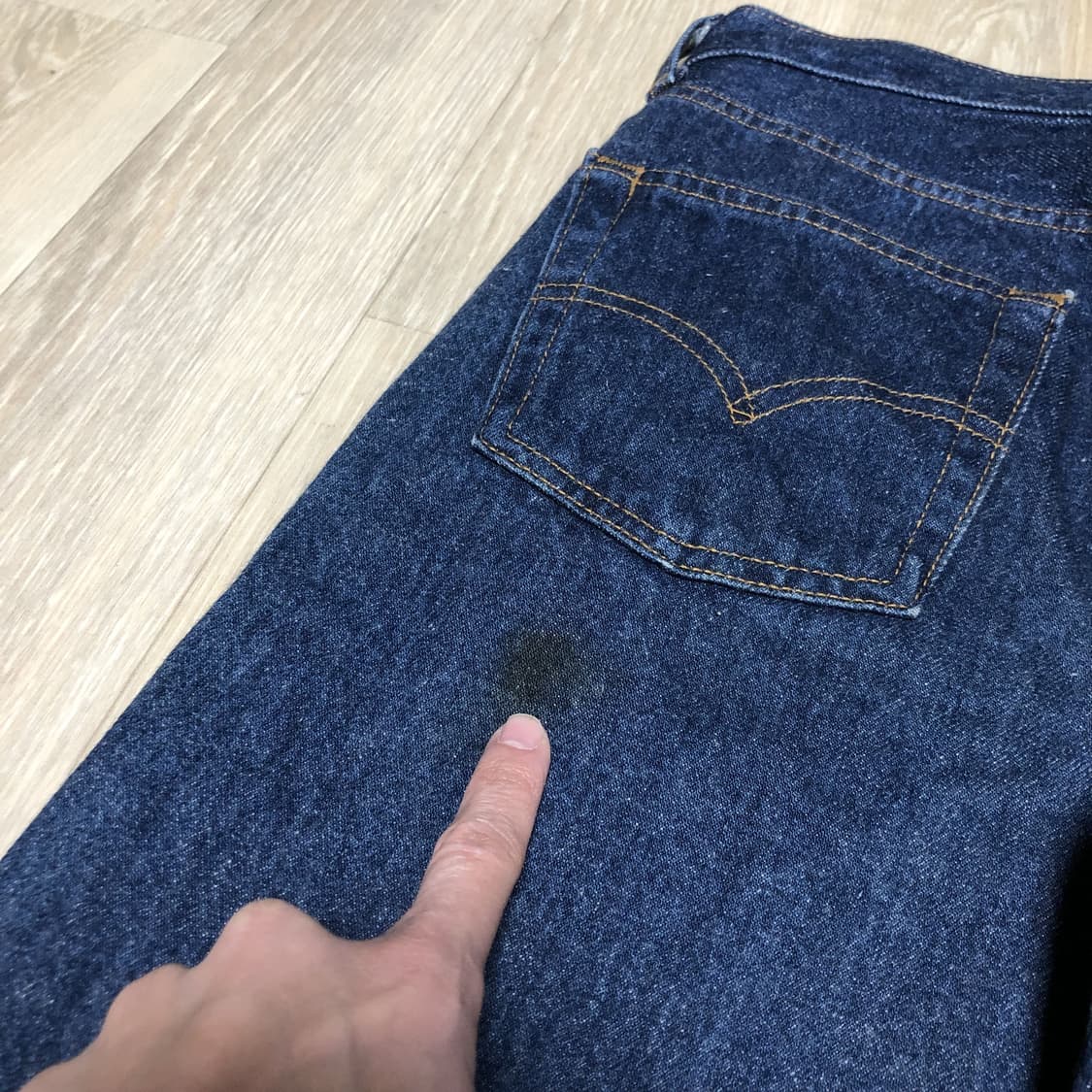 (27) 90's 리바이스 미국제 501xx 스트레이트핏 중청 데님 상품이미지7