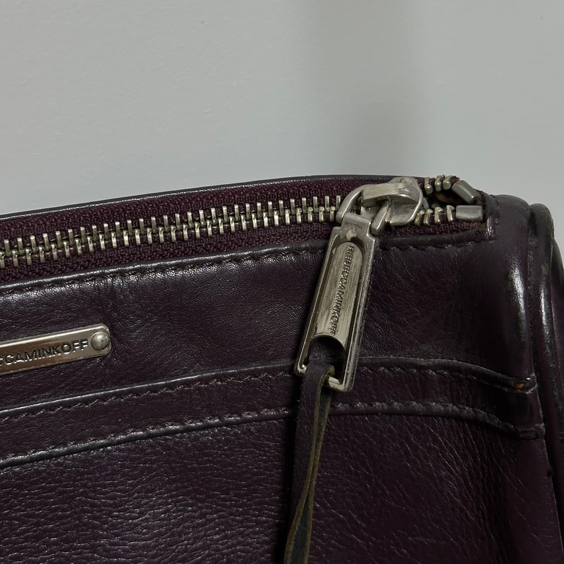 정품 레베카밍코프 미니 MAC 크로스백 버건디 상품이미지6