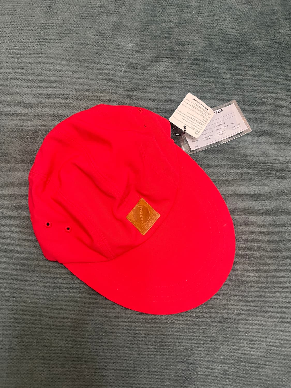 헤리티지플로스 롱빌 캡 레드 상품이미지1