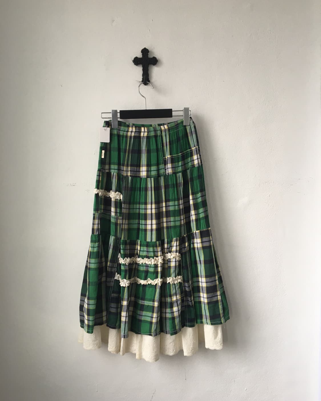 Check pattern skirt 상품이미지2