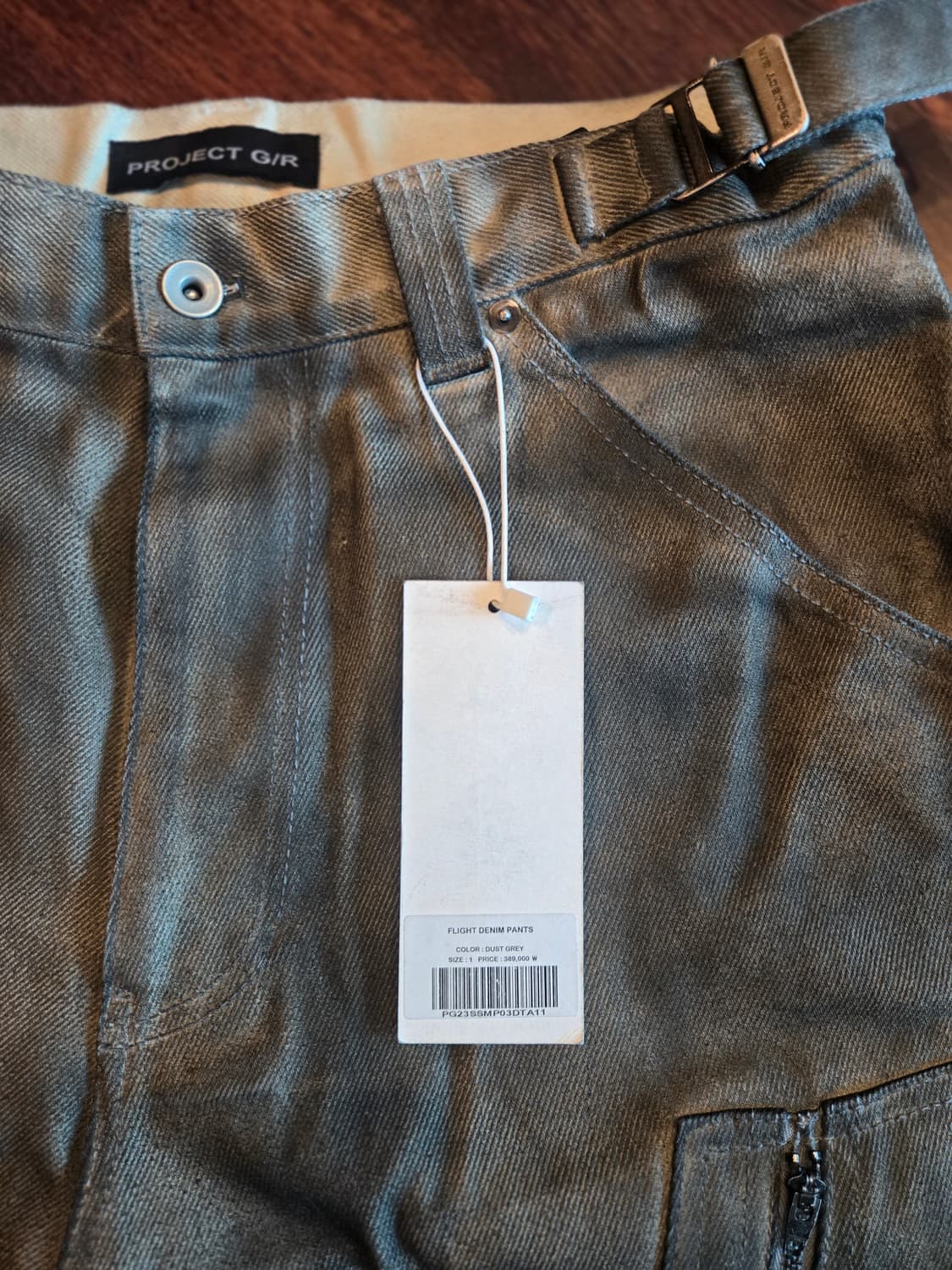 [연말특가/새상품] 프로젝트GR 플라잇 데님 더스트 그레이1 상품이미지3