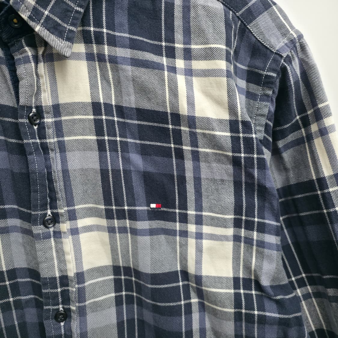 [L] 타미힐피거 엘보 패치 체크 셔츠 상품이미지5