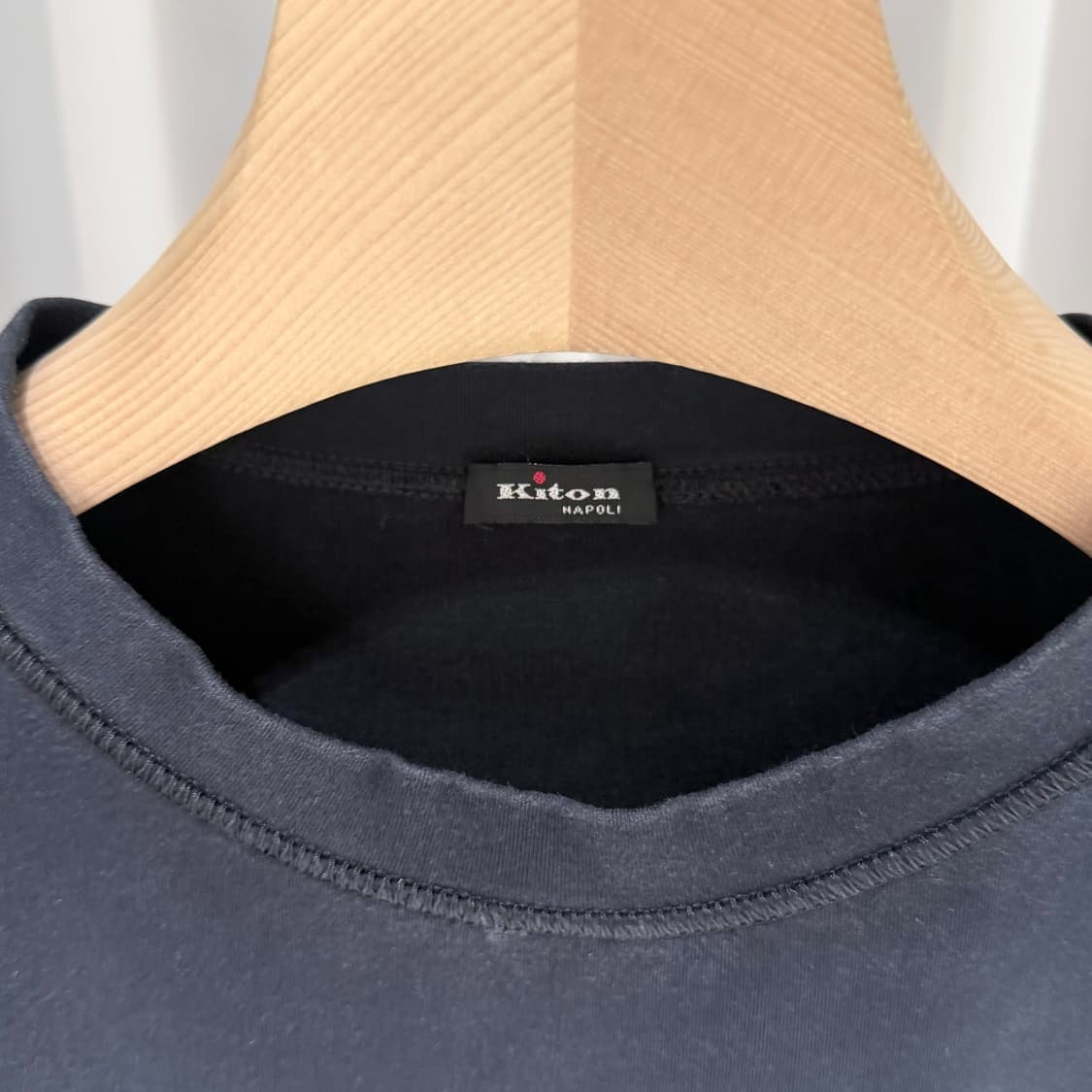 (A+/XL) / 키톤 제오메트릭 프린트 블랙 맨투맨 상품이미지4