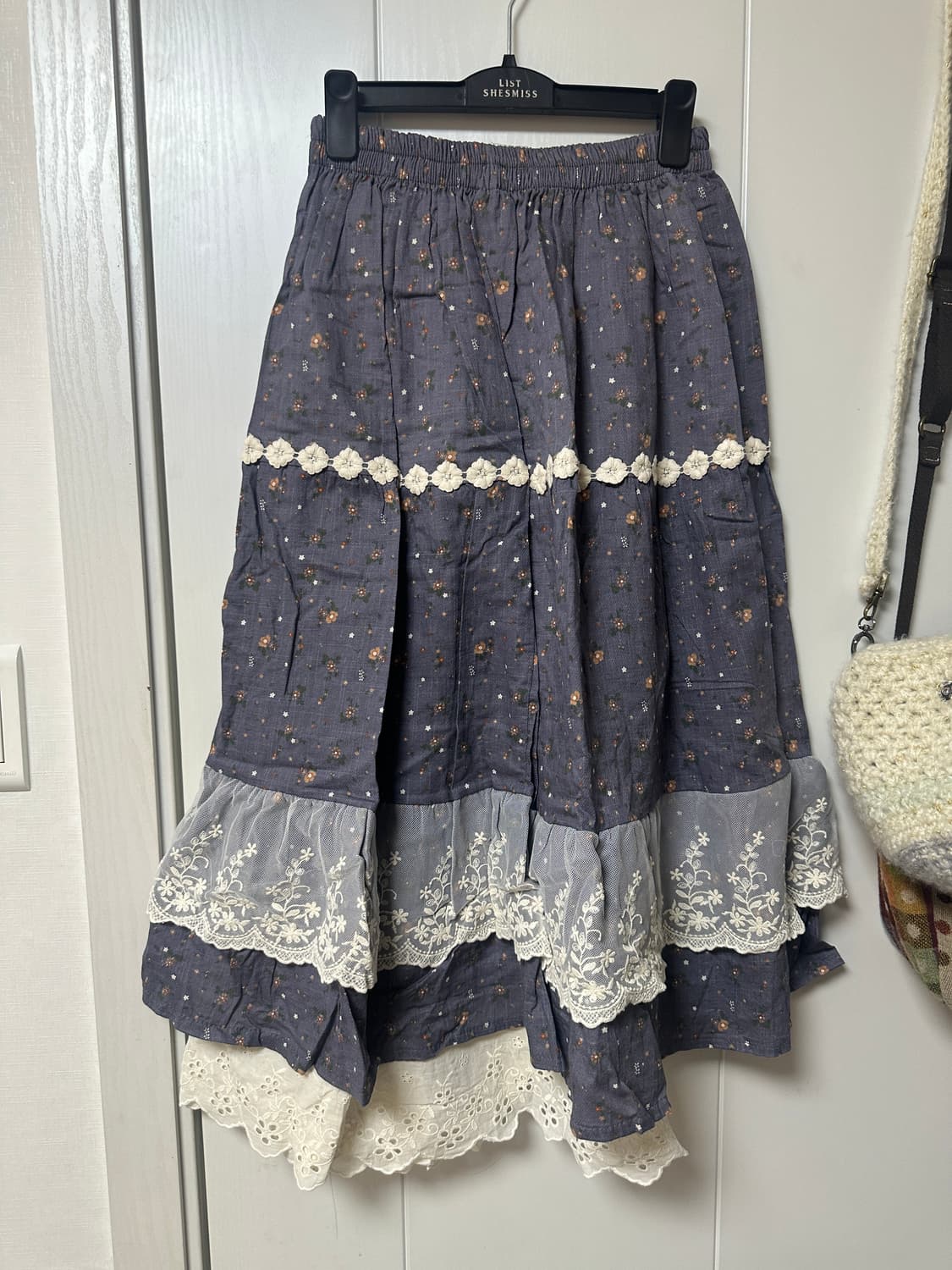 빈티지 플라워 레이스 스커트 상품이미지1