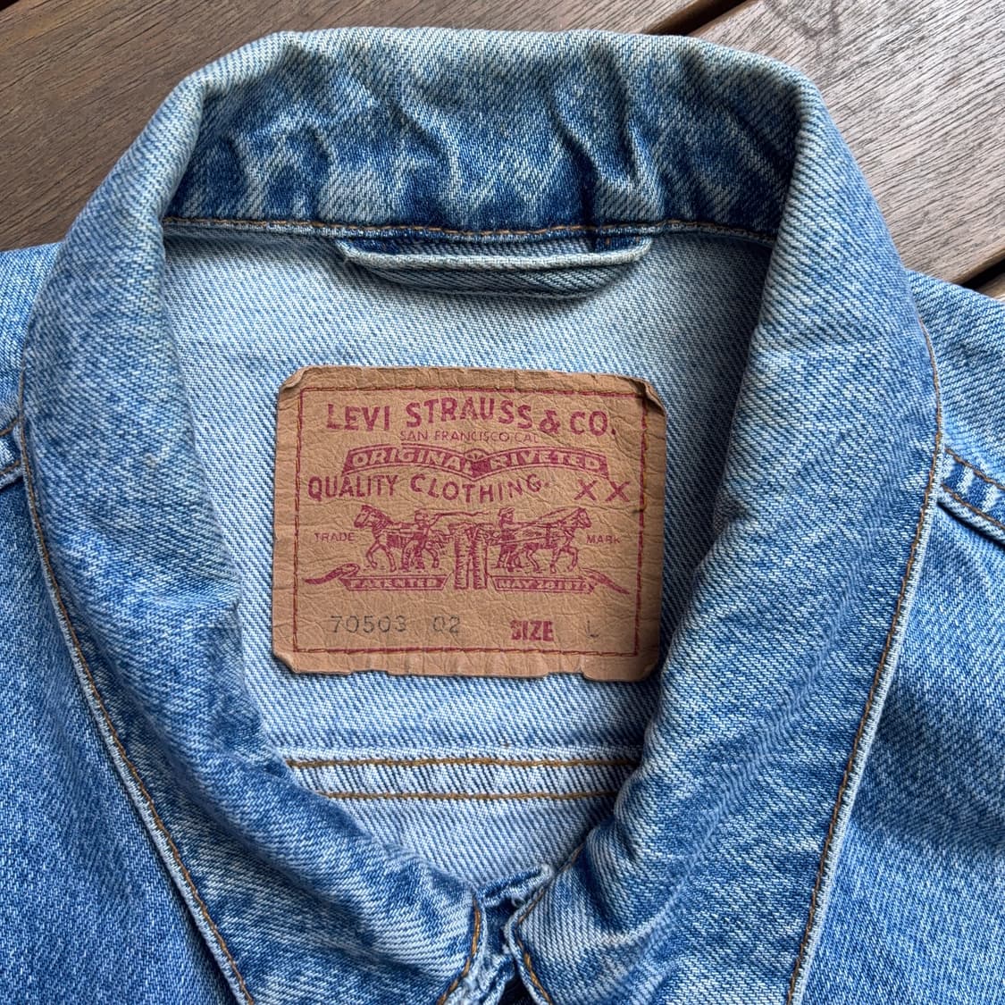 90s Levi’s 리바이스 70503 Type III 트러커 자켓 상품이미지9