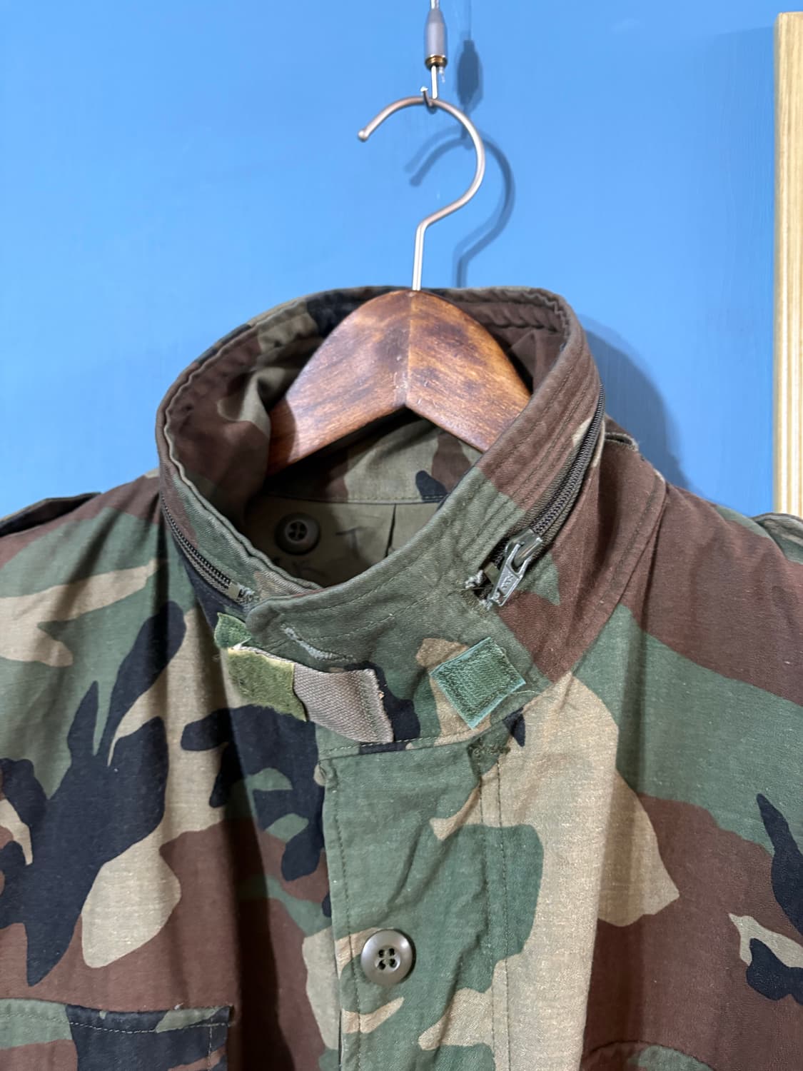 80‘s U.S Army Woodland Camo M-65 Field   상품이미지10