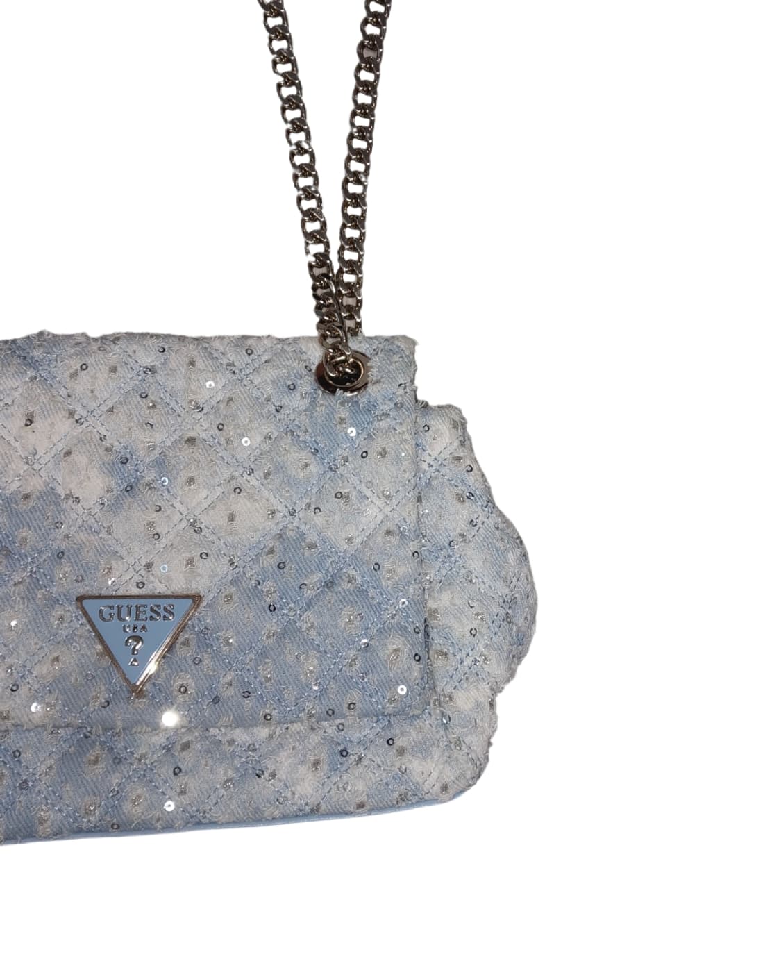 게스 GUESS 미니 플랩 퀼팅백 갸루 핀터깔 상품이미지3