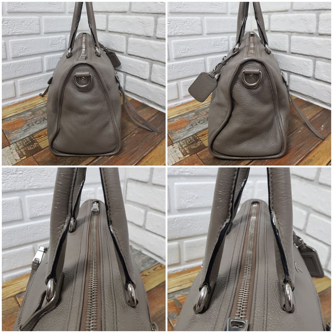 [정품] 프라다 은장로고 비텔로 모터백 상품이미지6