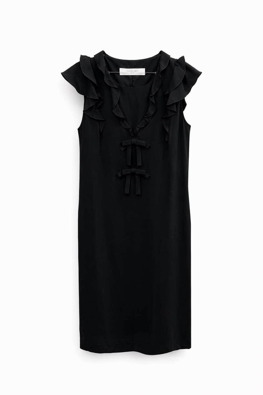 발렌티노 블랙 프릴 원피스 44 상품이미지1