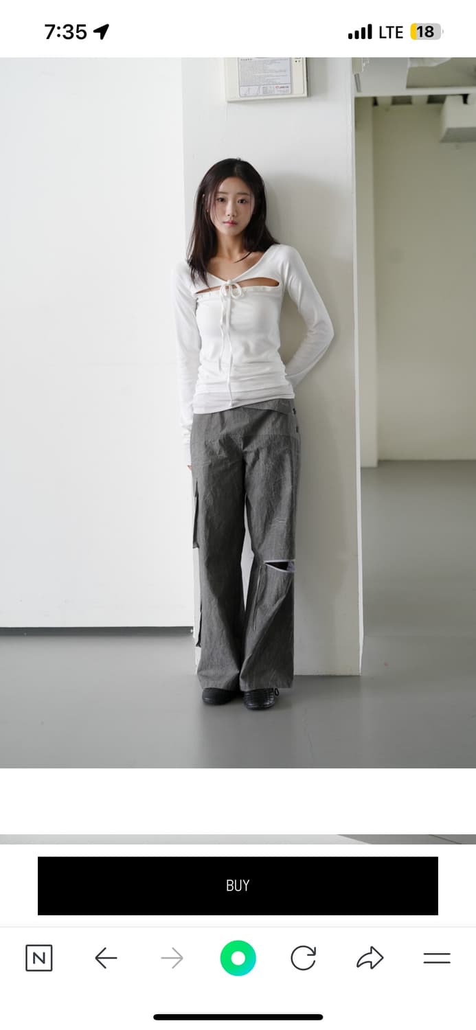 인앤양인하모니 Button layer top, white 상품이미지4