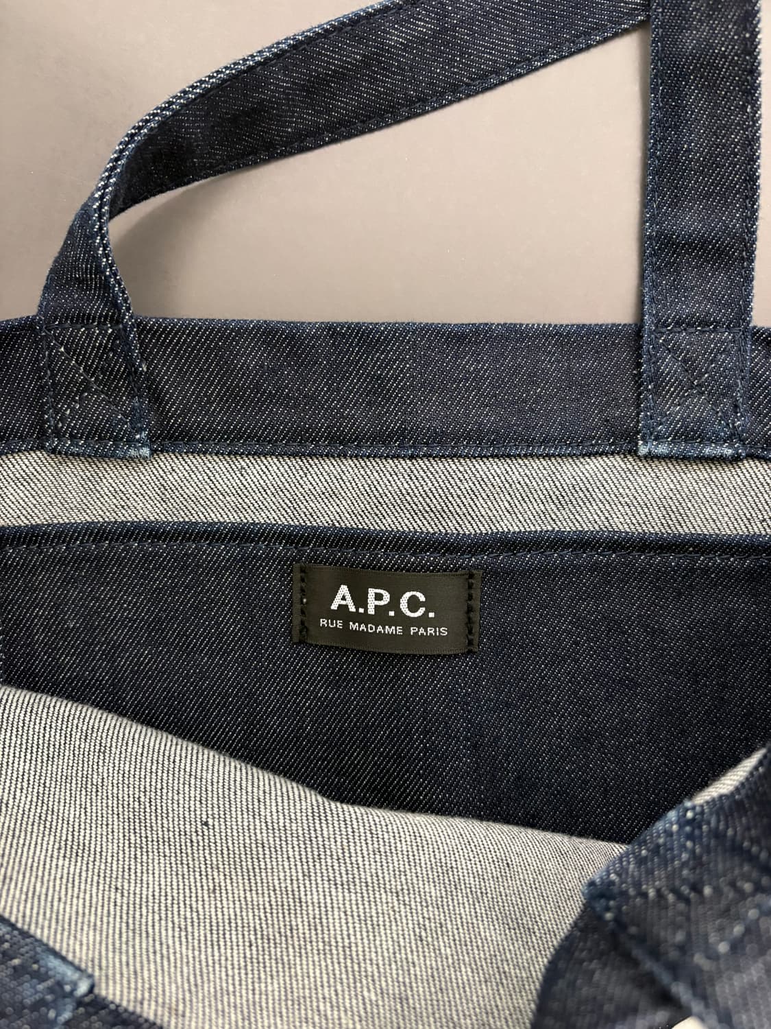 아페쎄 APC 데님 에코백 상품이미지5