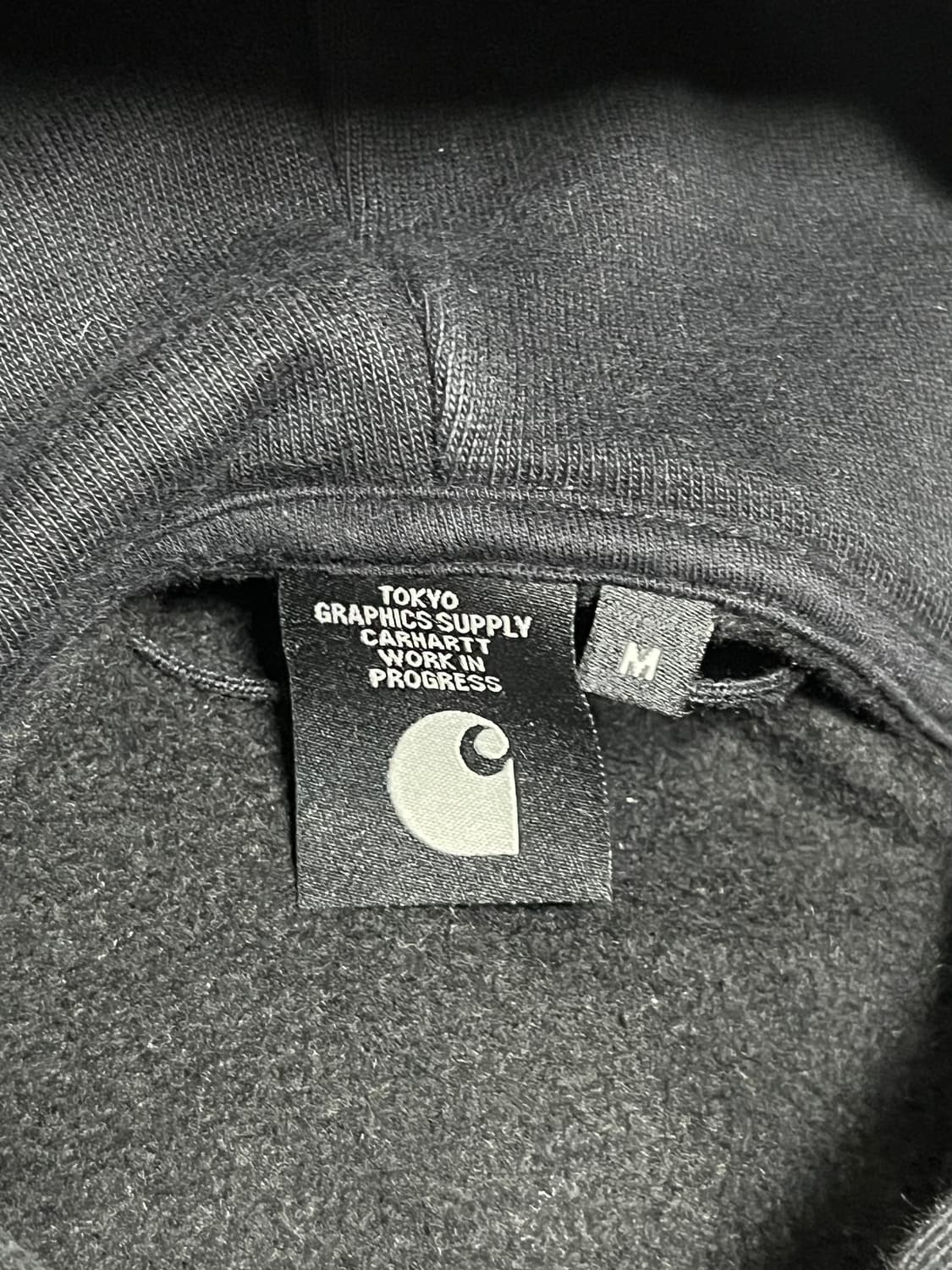 칼하트 WIP 후드티 블랙 M 상품이미지3