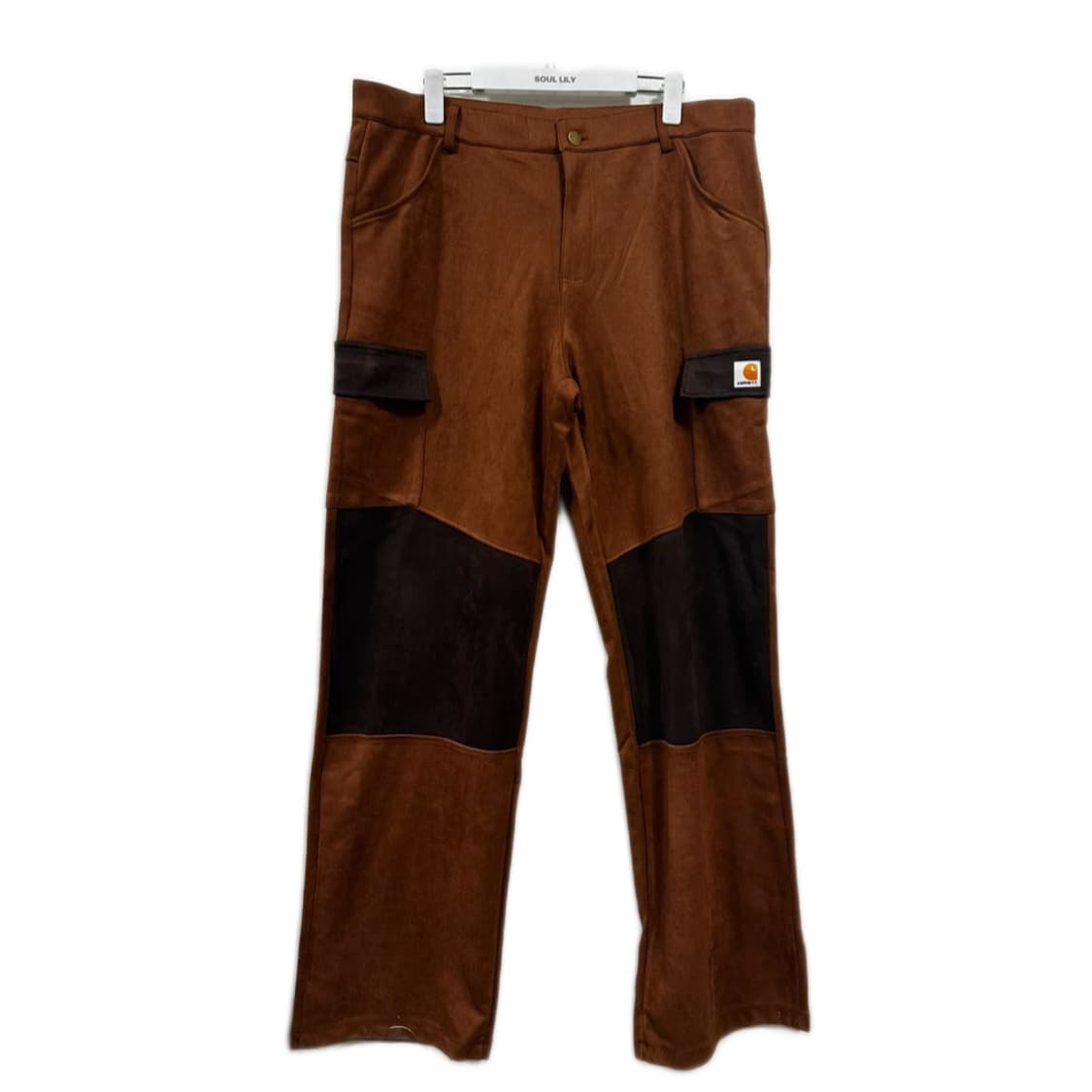 🤎칼하트 브라운 스웨이드 팬츠🤎 상품이미지1