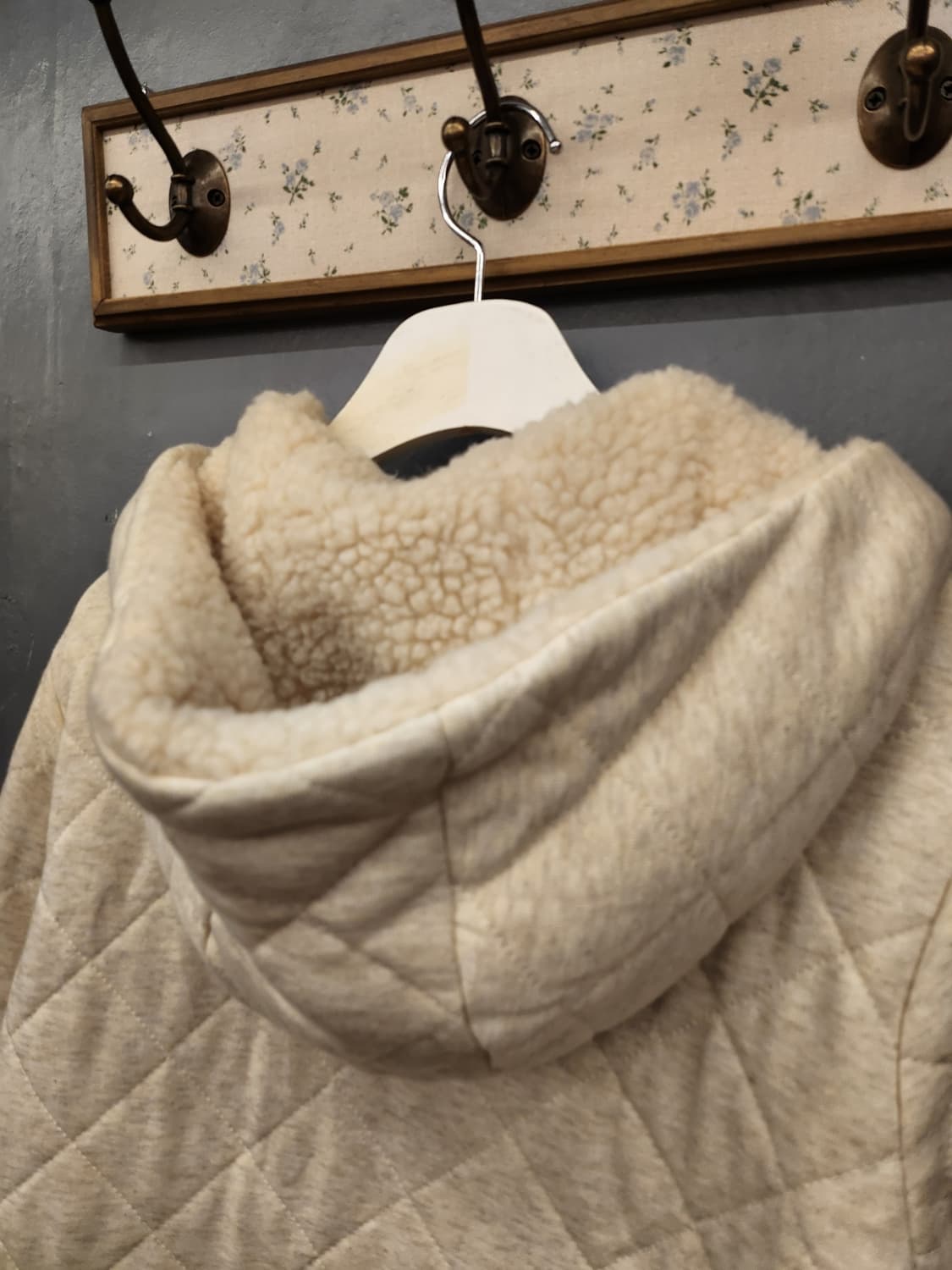 일본빈티지 퀼팅후드코트(새상품) 상품이미지6