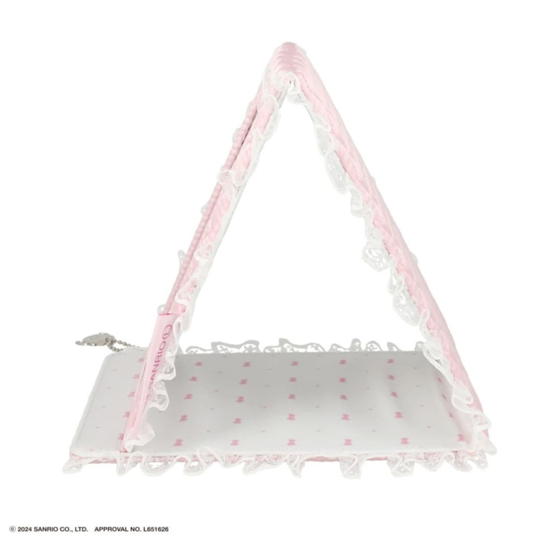 헬로키티 핑크 퀼트 시리즈 탁상 거울 미러 손거울 상품이미지5