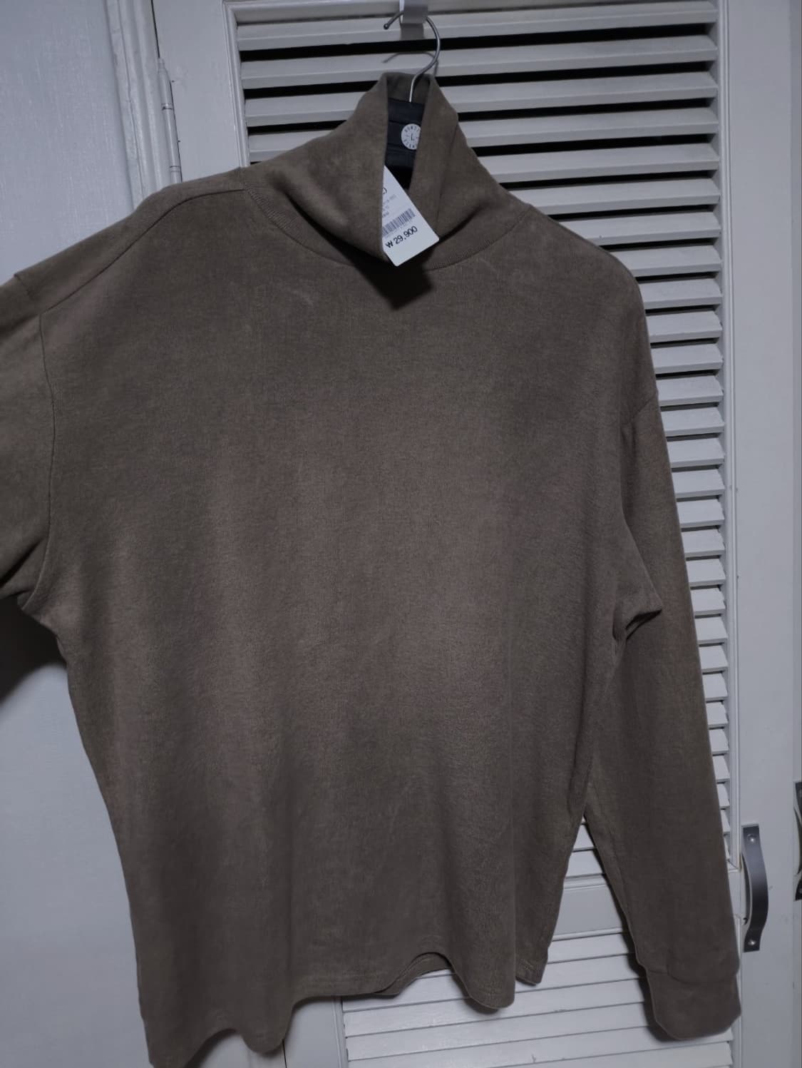 새거 2XL 빅사이즈 에잇세컨즈 폴라 목티 니트 상품이미지1